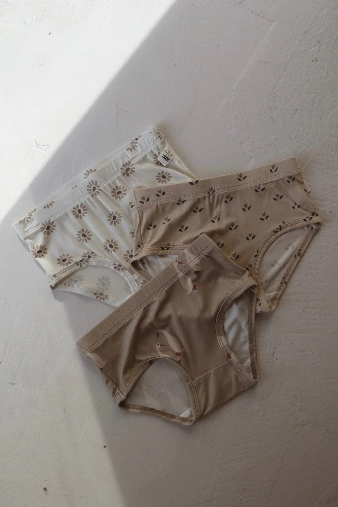 Girl's Bamboo Briefs (3 Pack) - Flora, Silly Goose & Daisy Fields - Image 2