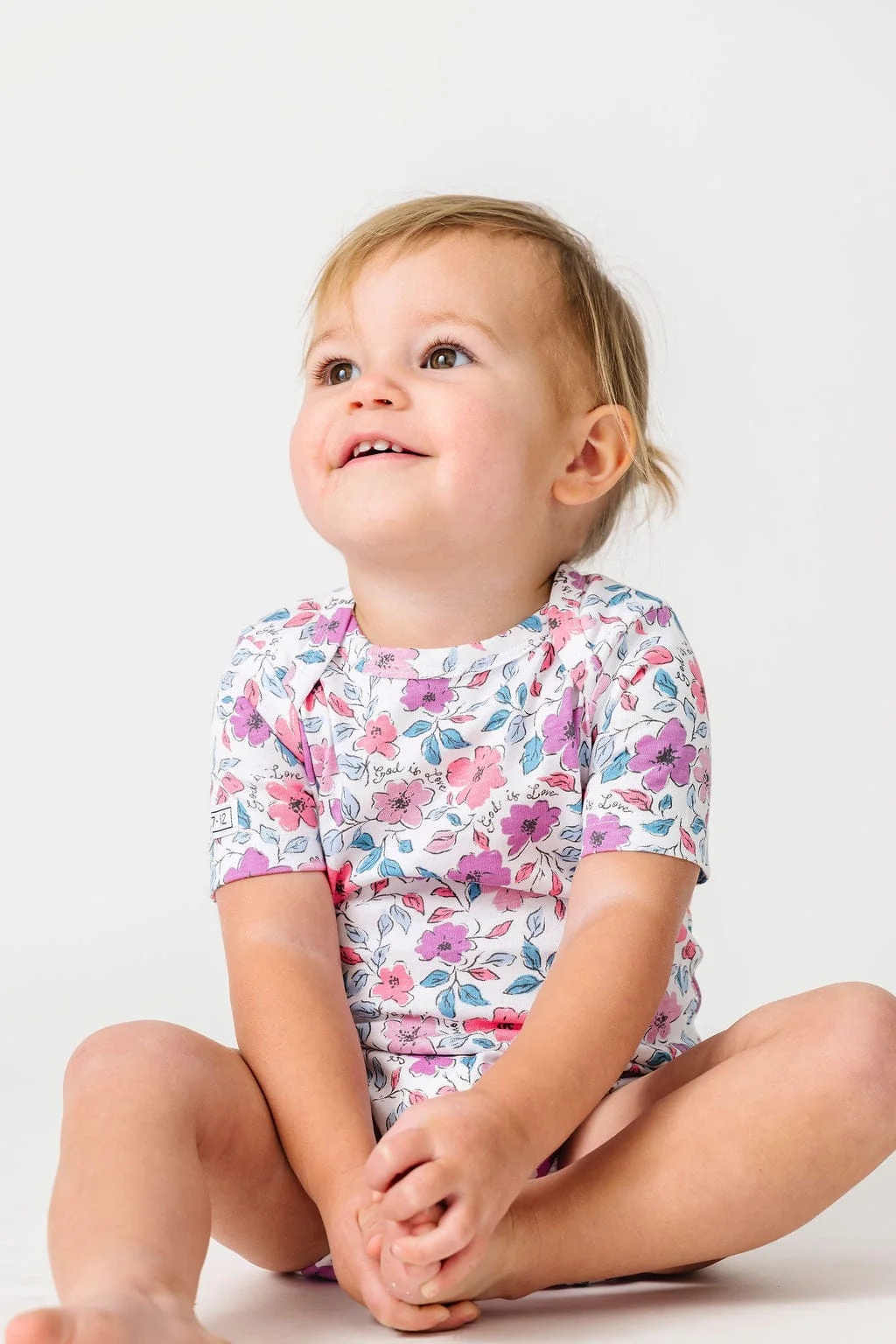 God is Love Cotton Short Sleeve Bodysuit