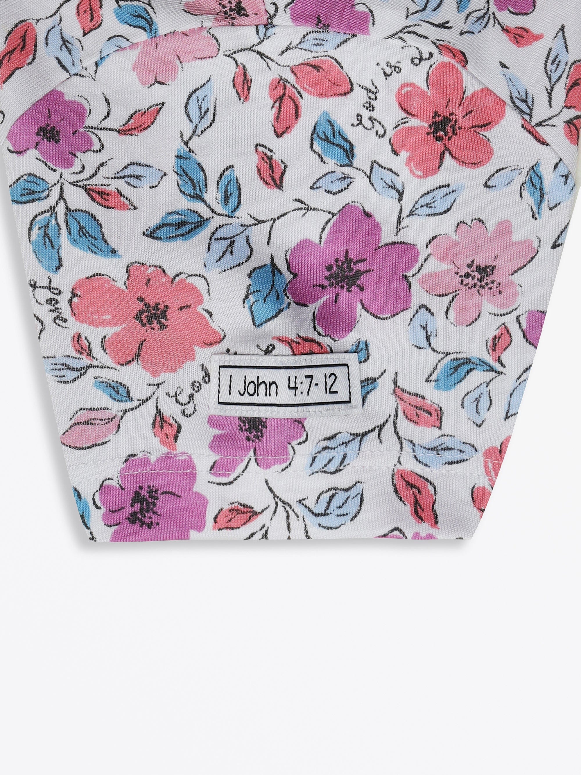 God is Love Cotton Short Sleeve Bodysuit - Image 5