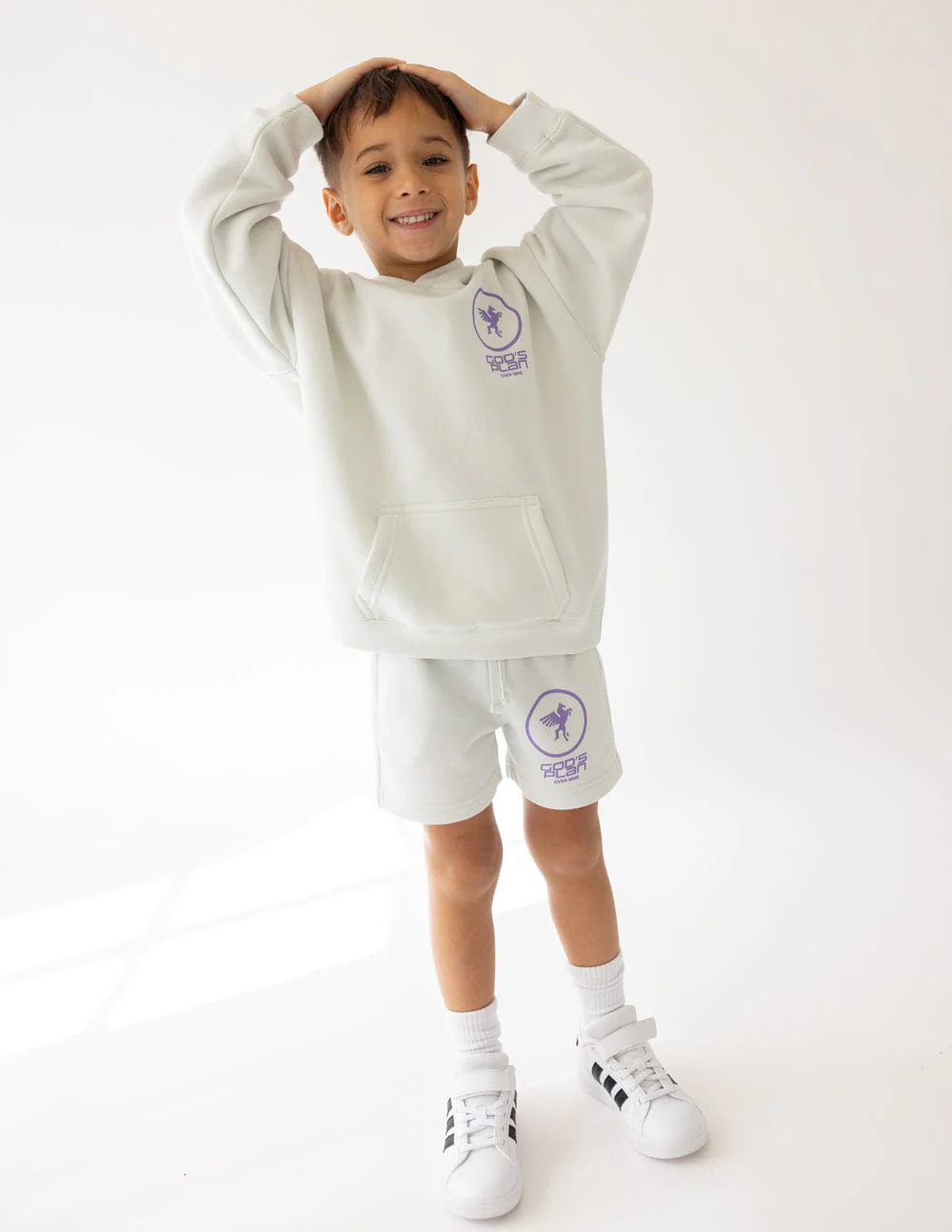 God's Plan Racing Kids Hoodie - Image 5