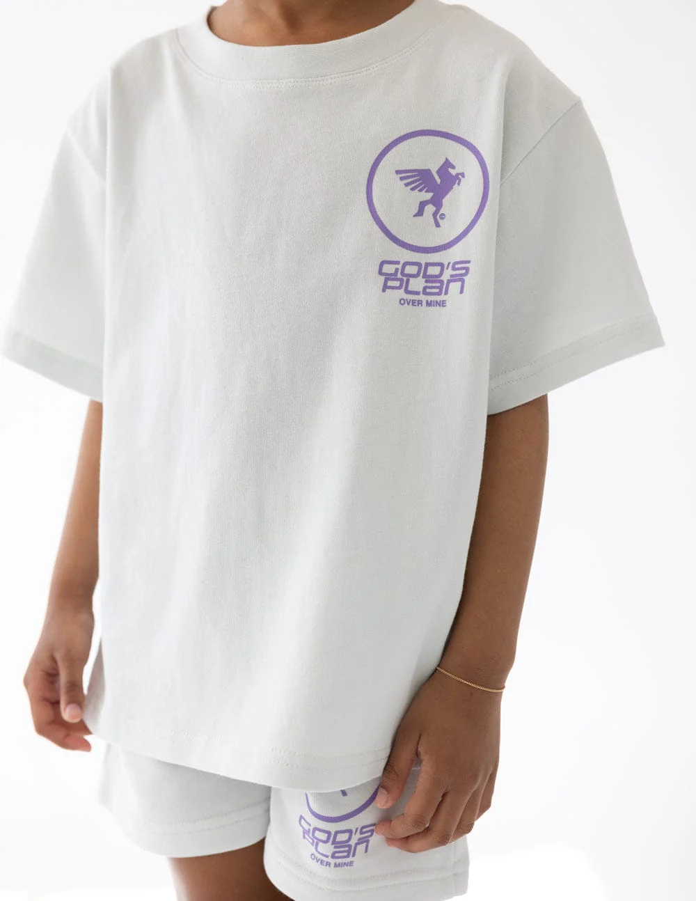 God's Plan Racing Kids Tee - Image 5
