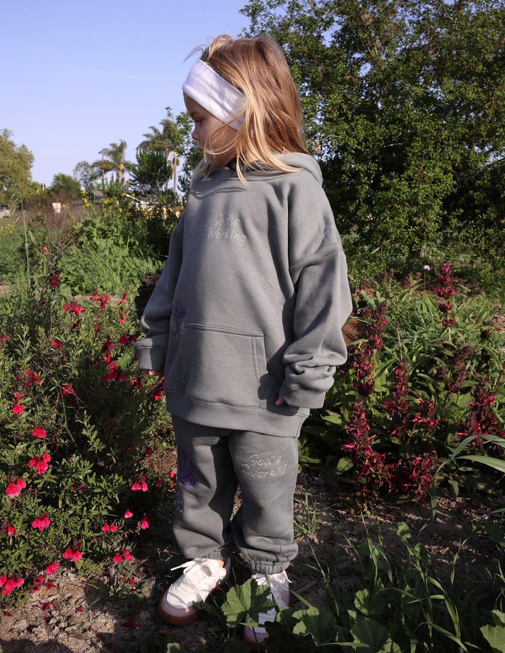 God's Still Working Kids Hoodie - Image 10