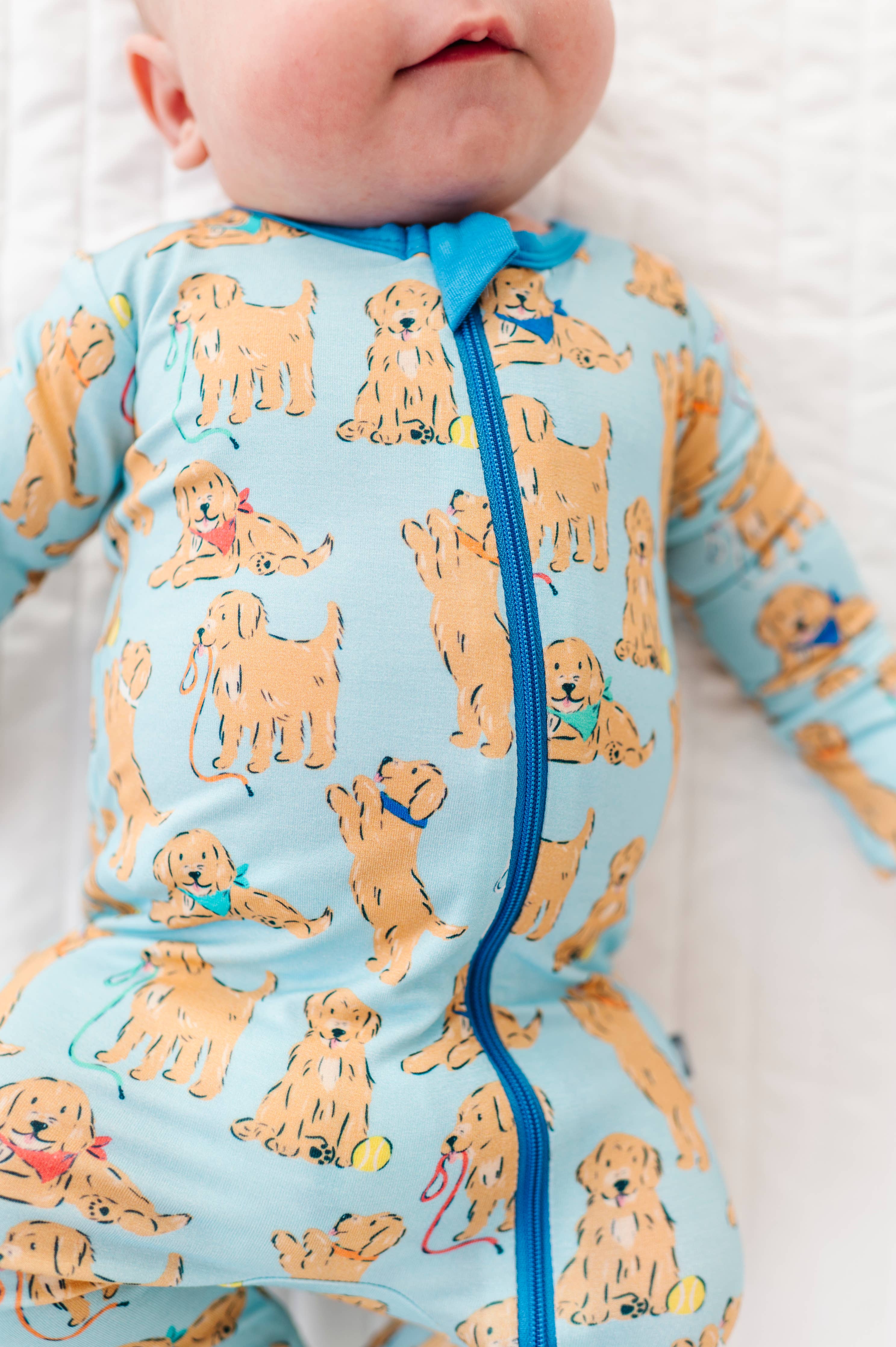 Bamboo Foote with 2-Way Zipper - Golden Retriever (Dogs) - Image 2