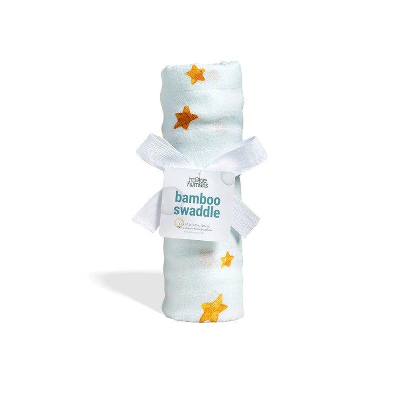 Bamboo Swaddle Blanket - Goodnight Wonderland - Image 3