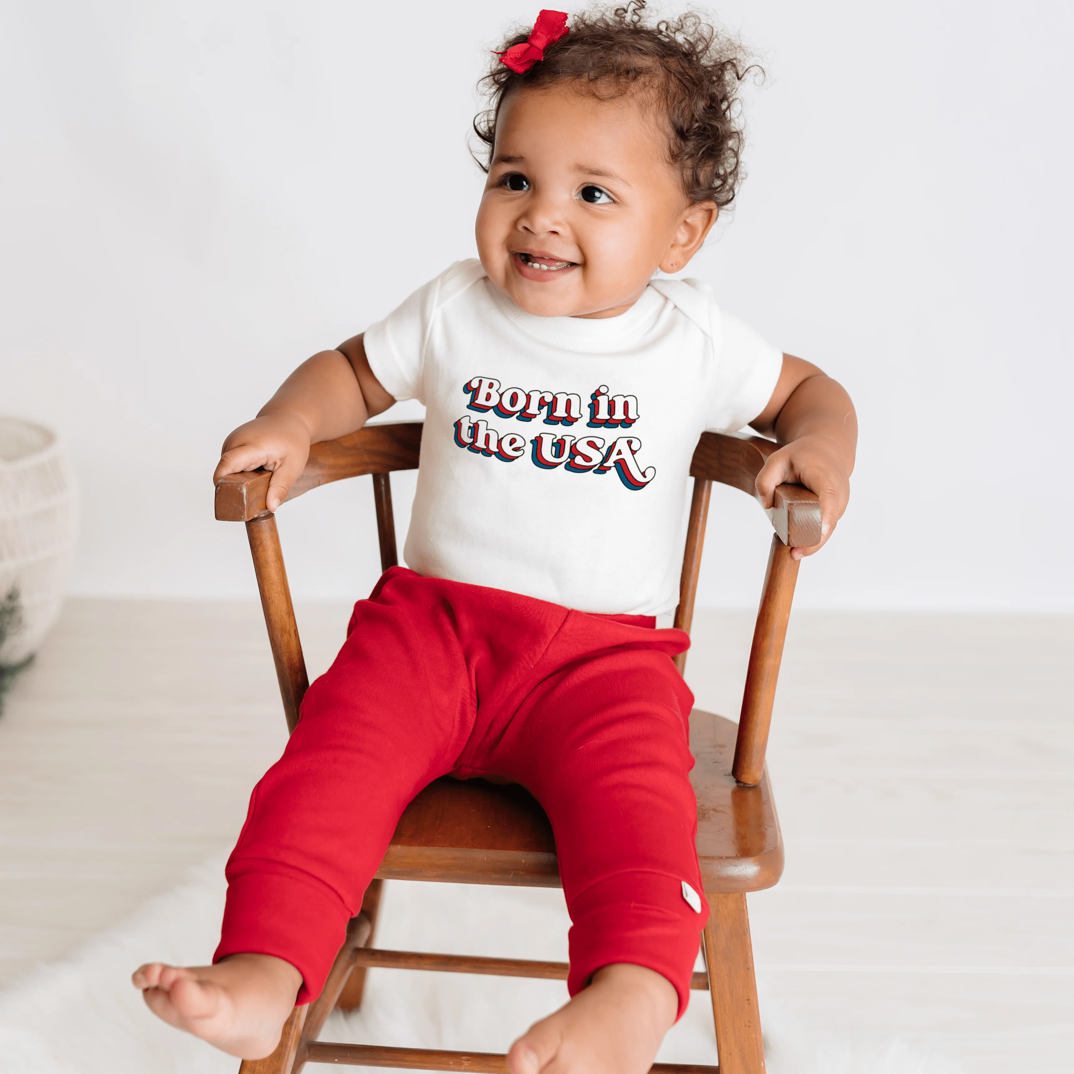 Graphic Bodysuit - Born in the USA - Image 2