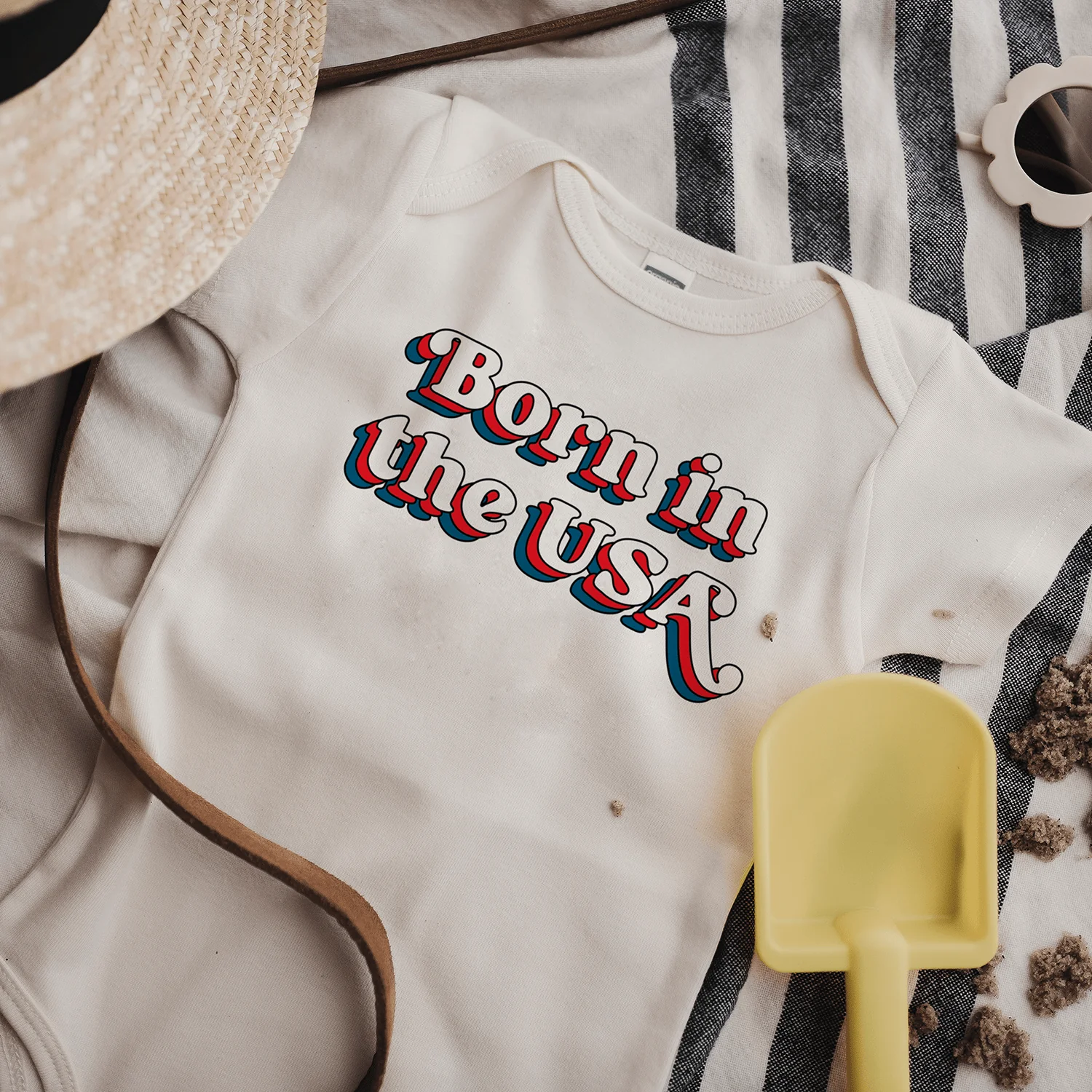 Graphic Bodysuit - Born in the USA - Image 3