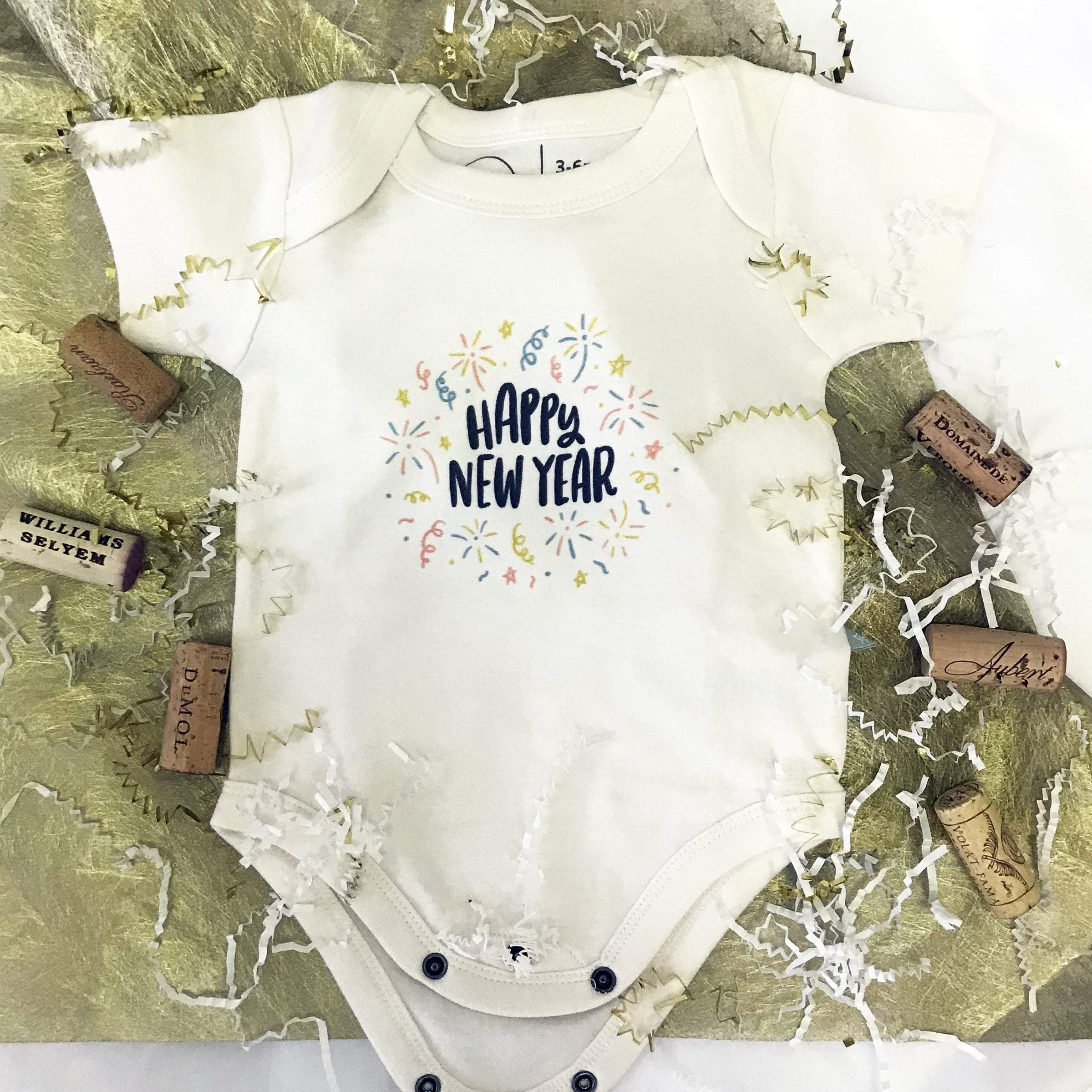 Graphic Bodysuit - Happy New Year - Image 2