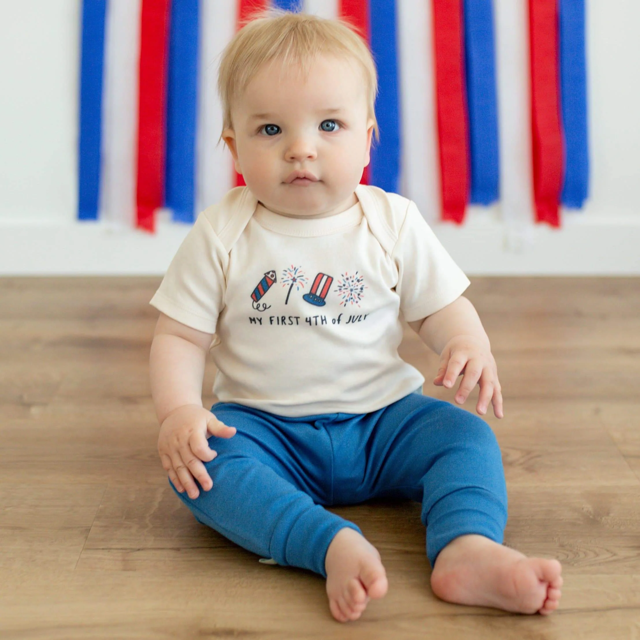 Graphic Bodysuit - My First 4th of July Rocket - Image 4