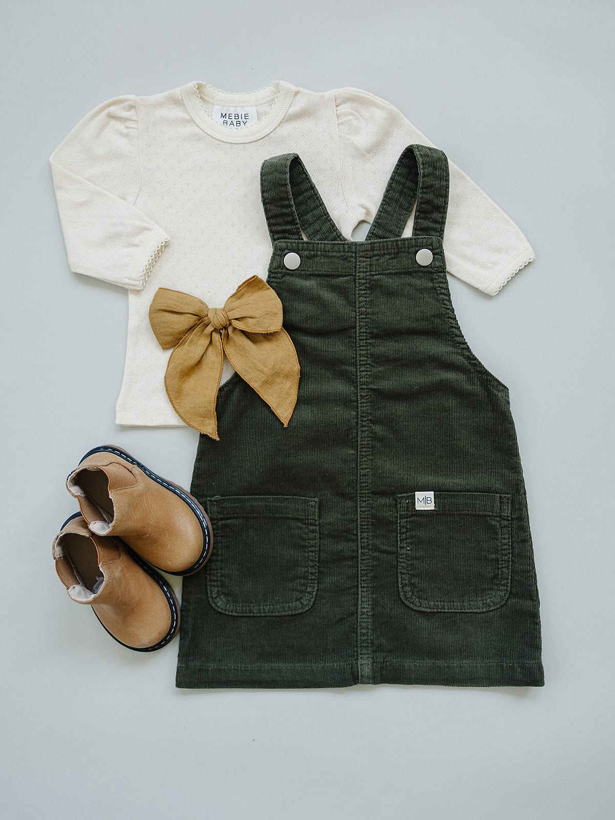 Green Corduroy Dress - Image 8