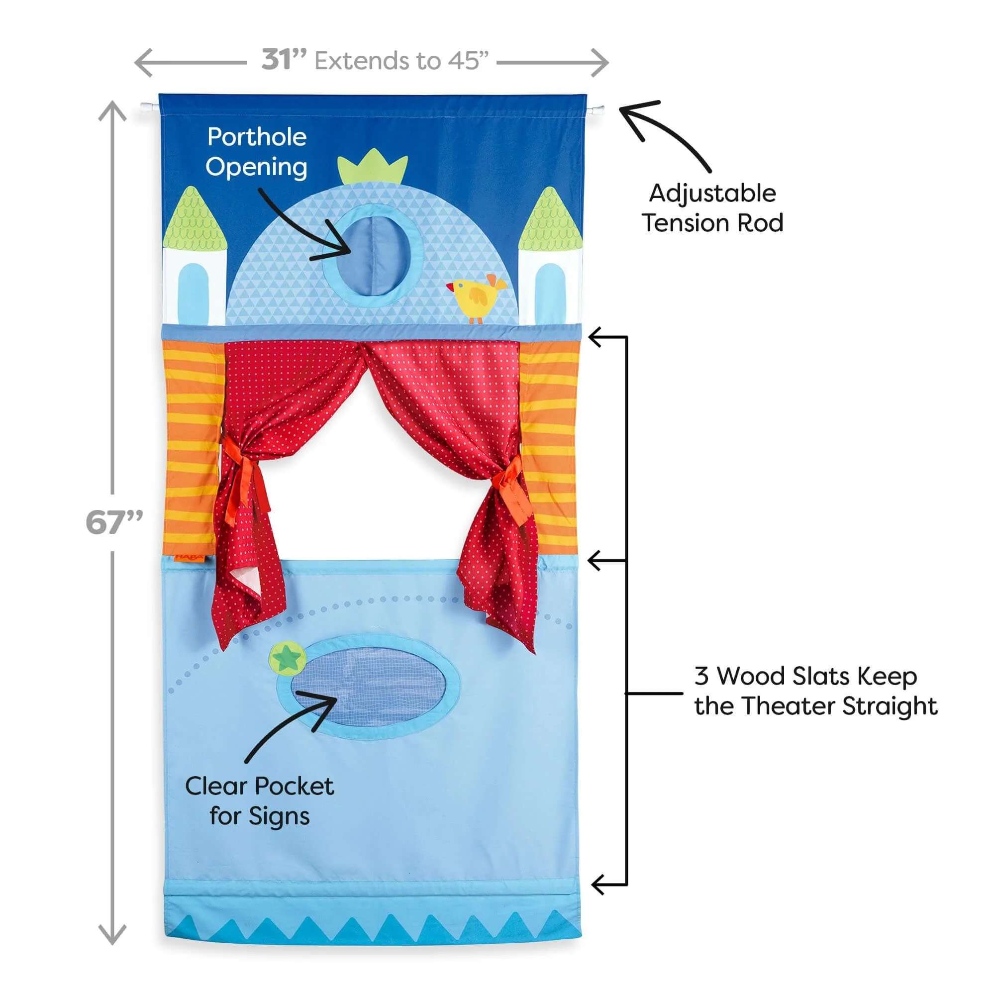 Hanging Doorway Puppet Theater - Image 7