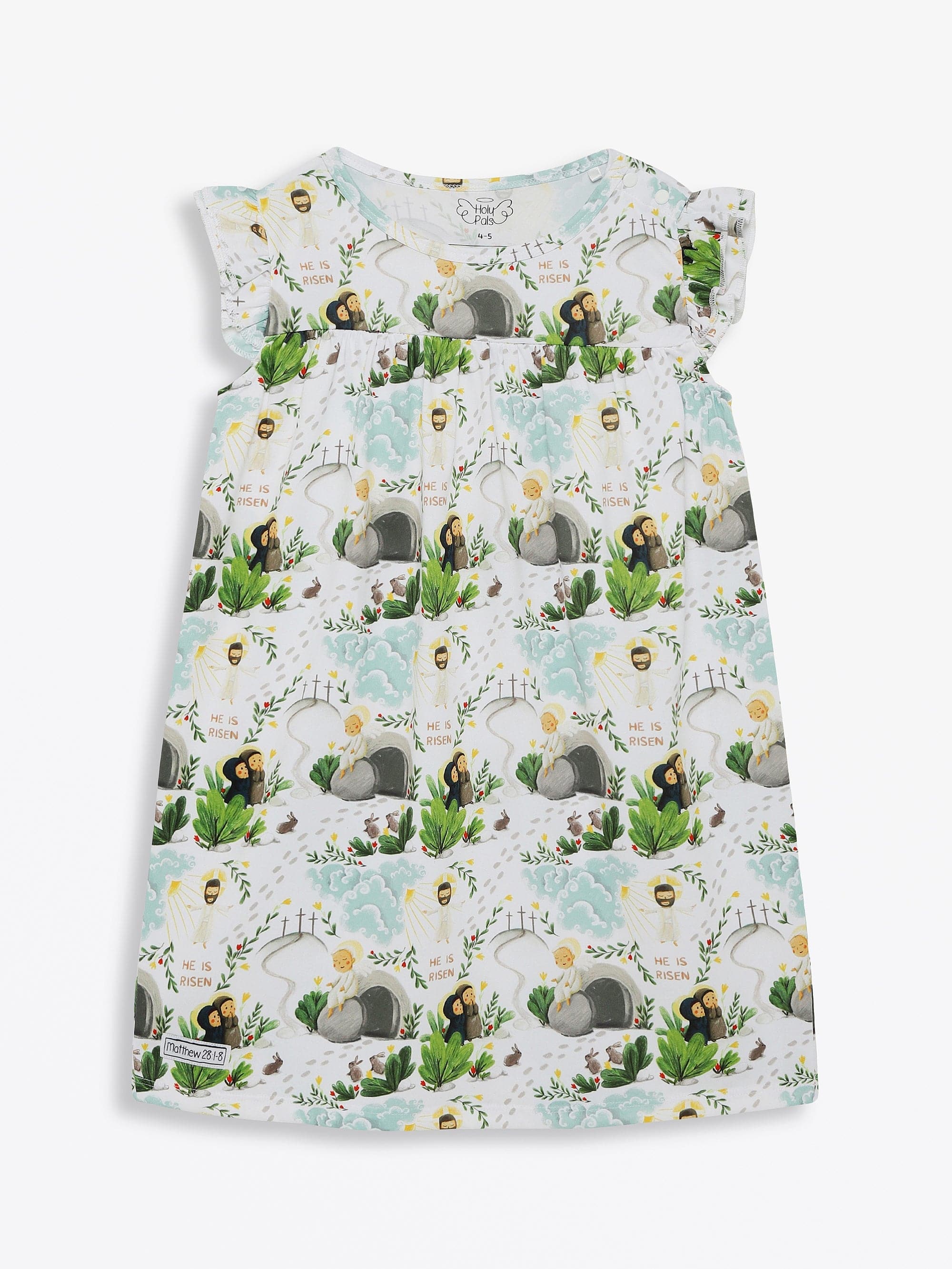 He Is Risen Girls Nightgown - Image 3