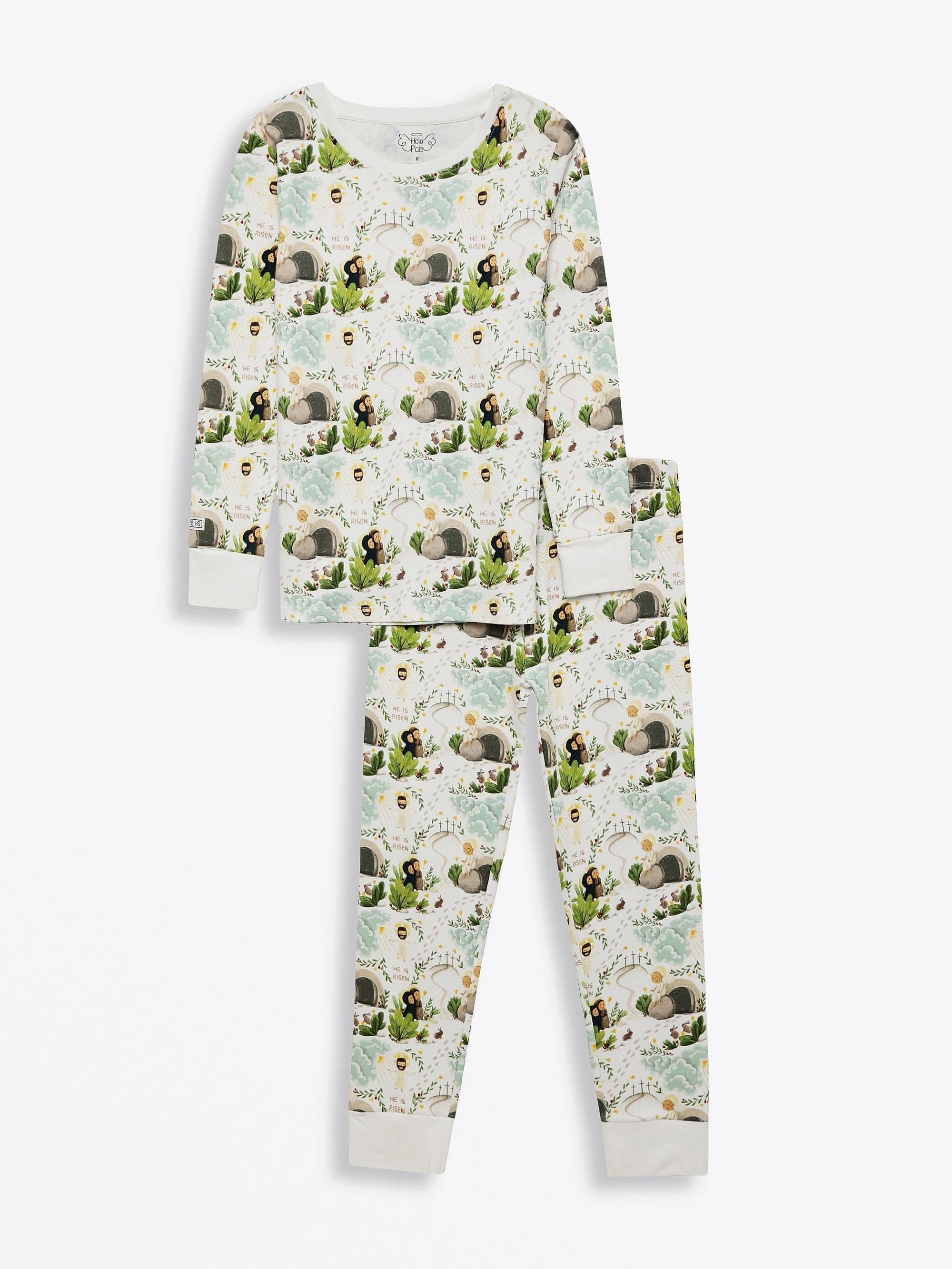 He Is Risen Cotton Long Sleeve Pajama Set - Image 2