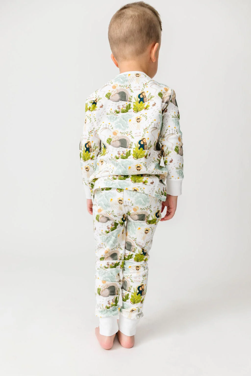 He Is Risen Cotton Long Sleeve Pajama Set - Image 6