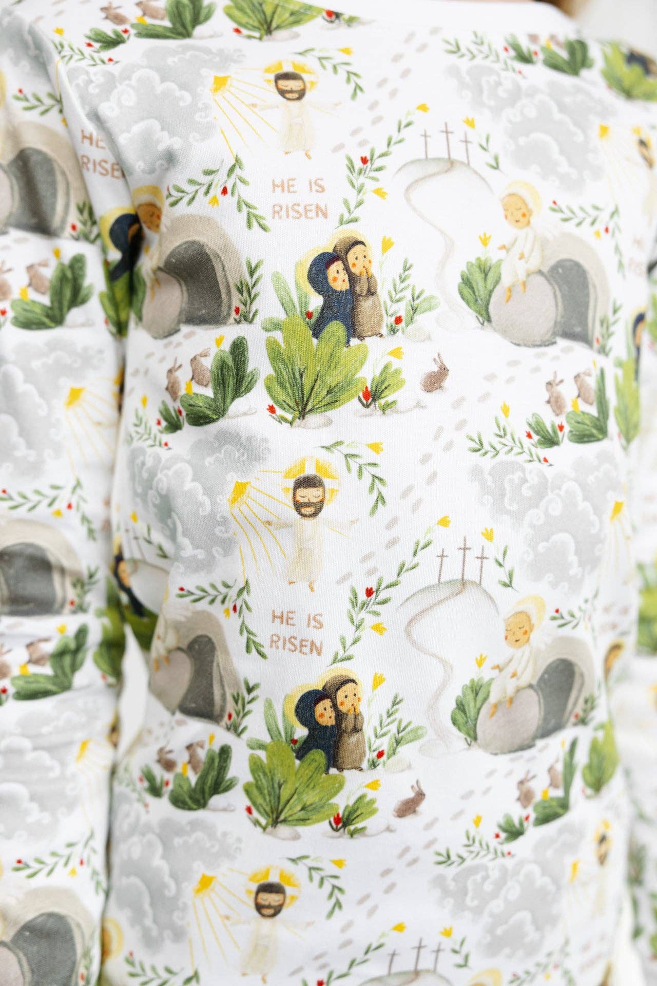 Cotton Long Sleeve Pajama Set - He Is Risen - Image 2