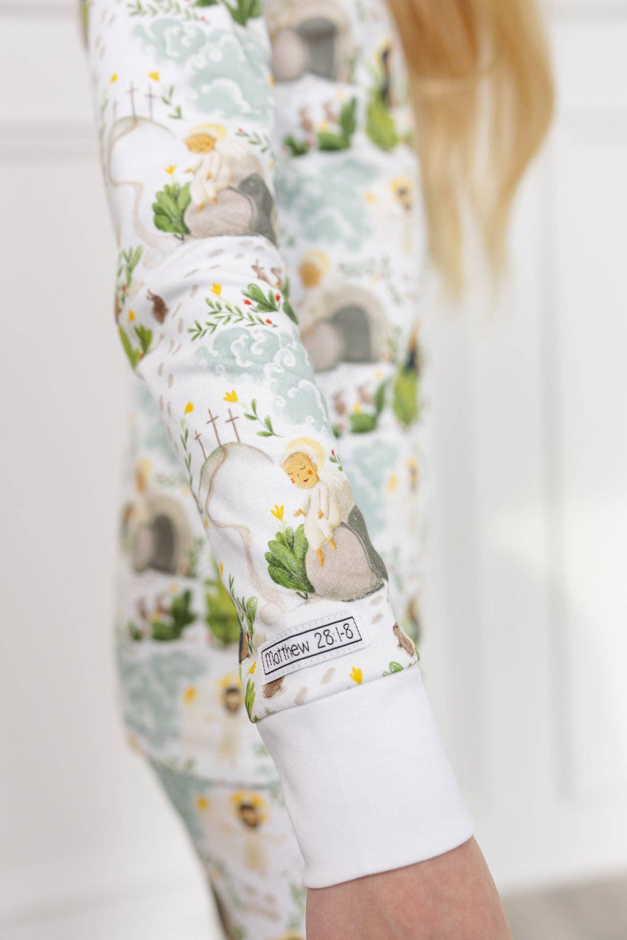 Cotton Long Sleeve Pajama Set - He Is Risen - Image 3
