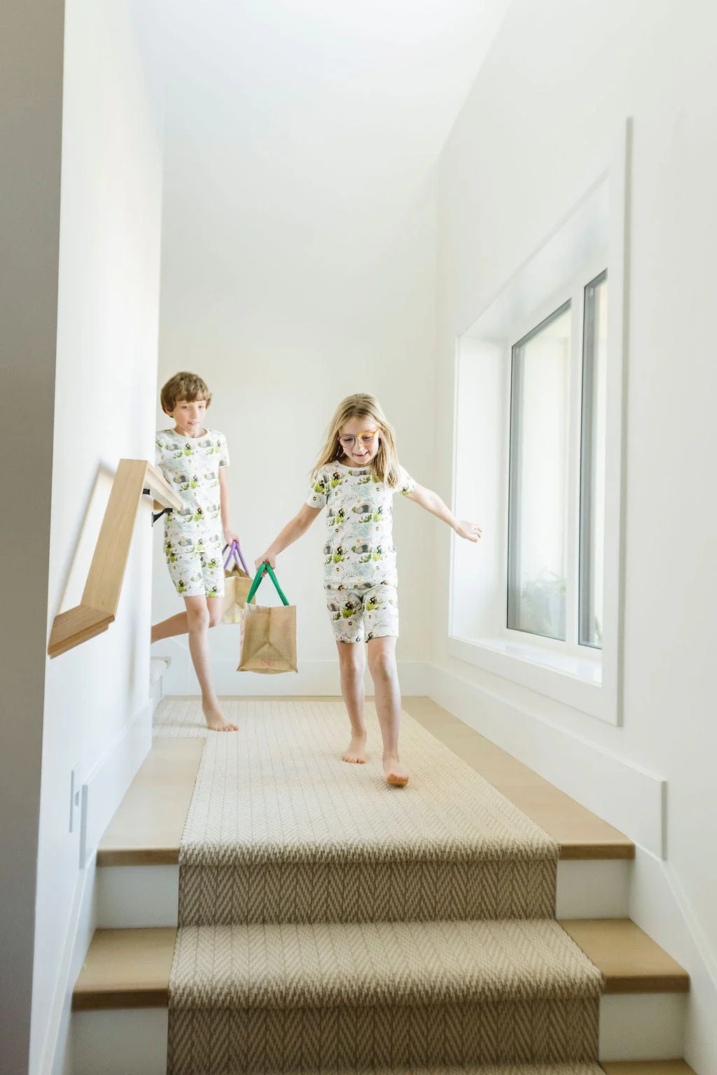 He Is Risen Cotton Pajamas Set with Shorts - Image 3