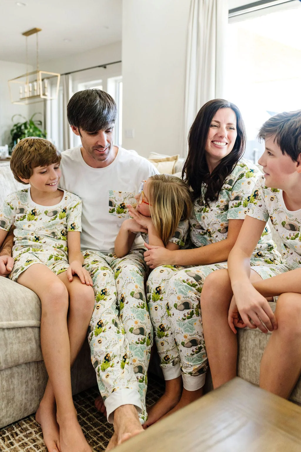 He Is Risen Cotton Pajamas Set with Shorts - Image 7