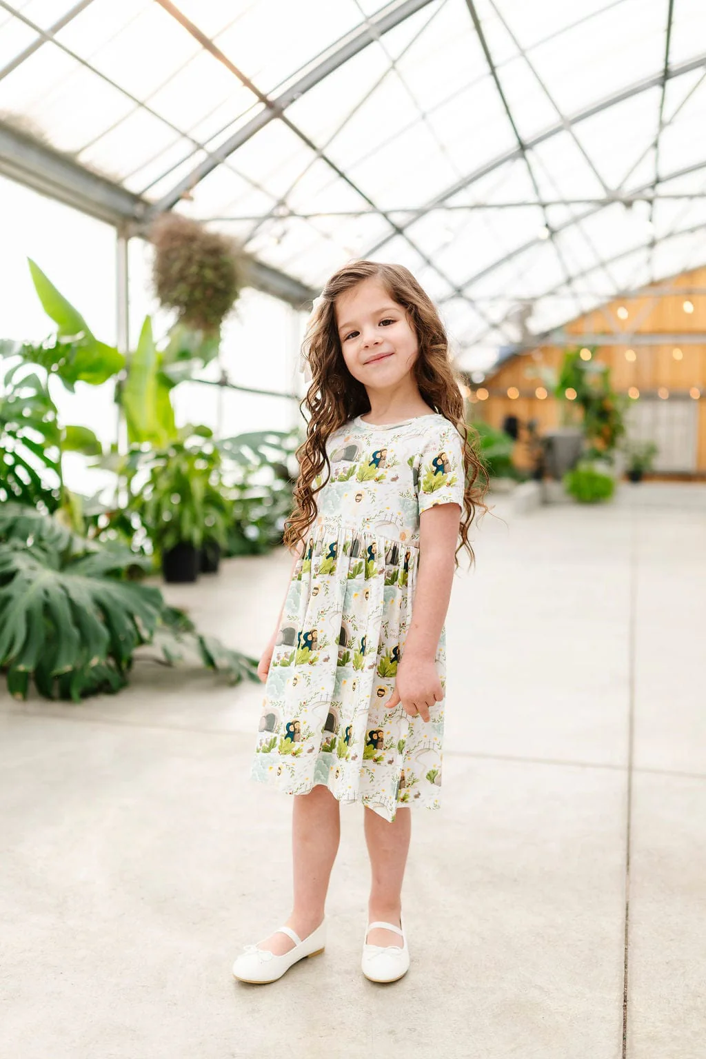 He Is Risen Cotton Short Sleeve Twirl Dress - Image 3