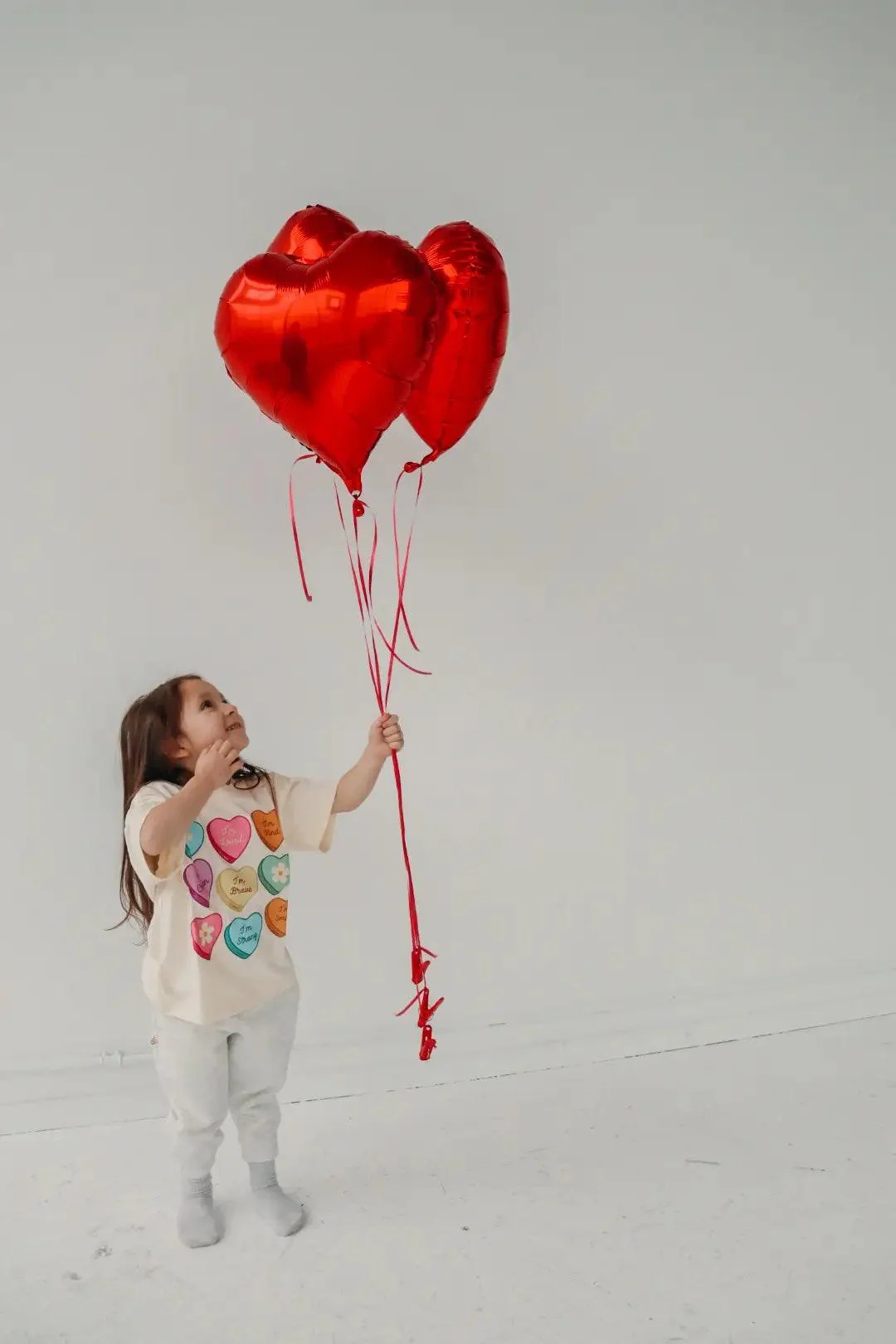 Heart Candy Affirmation Words Tee - Valentines - Image 2