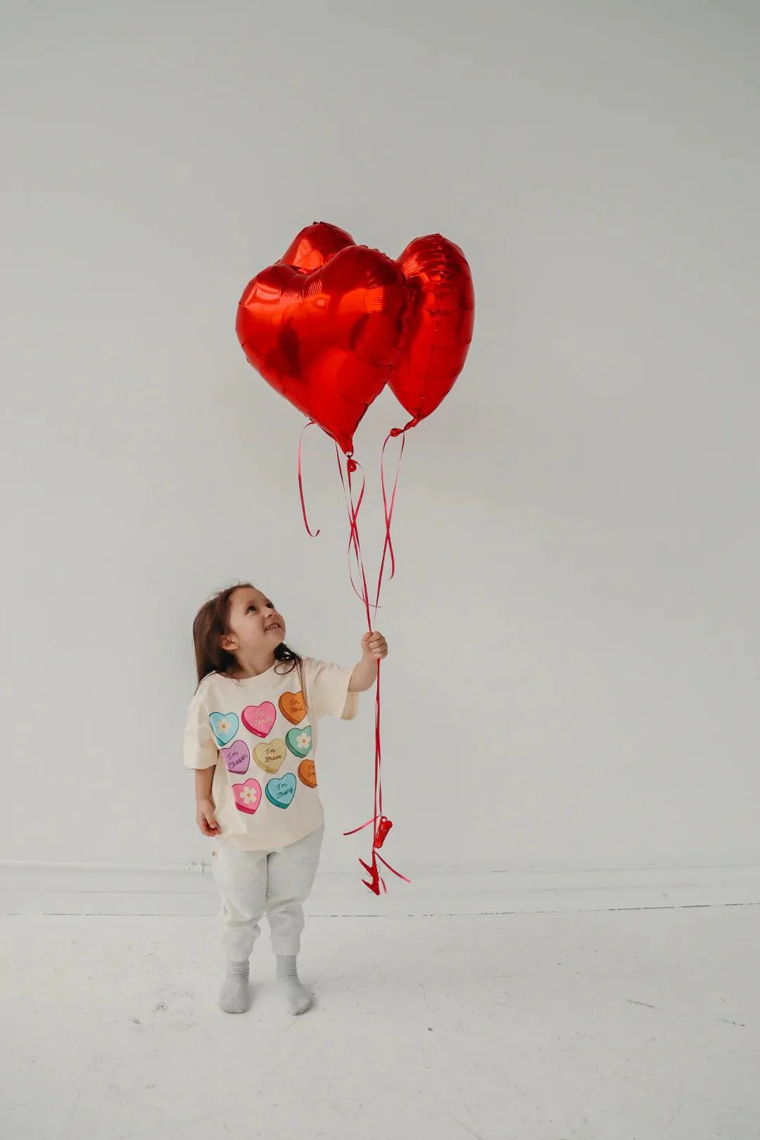 Heart Candy Affirmation Words Tee - Valentines - Image 3
