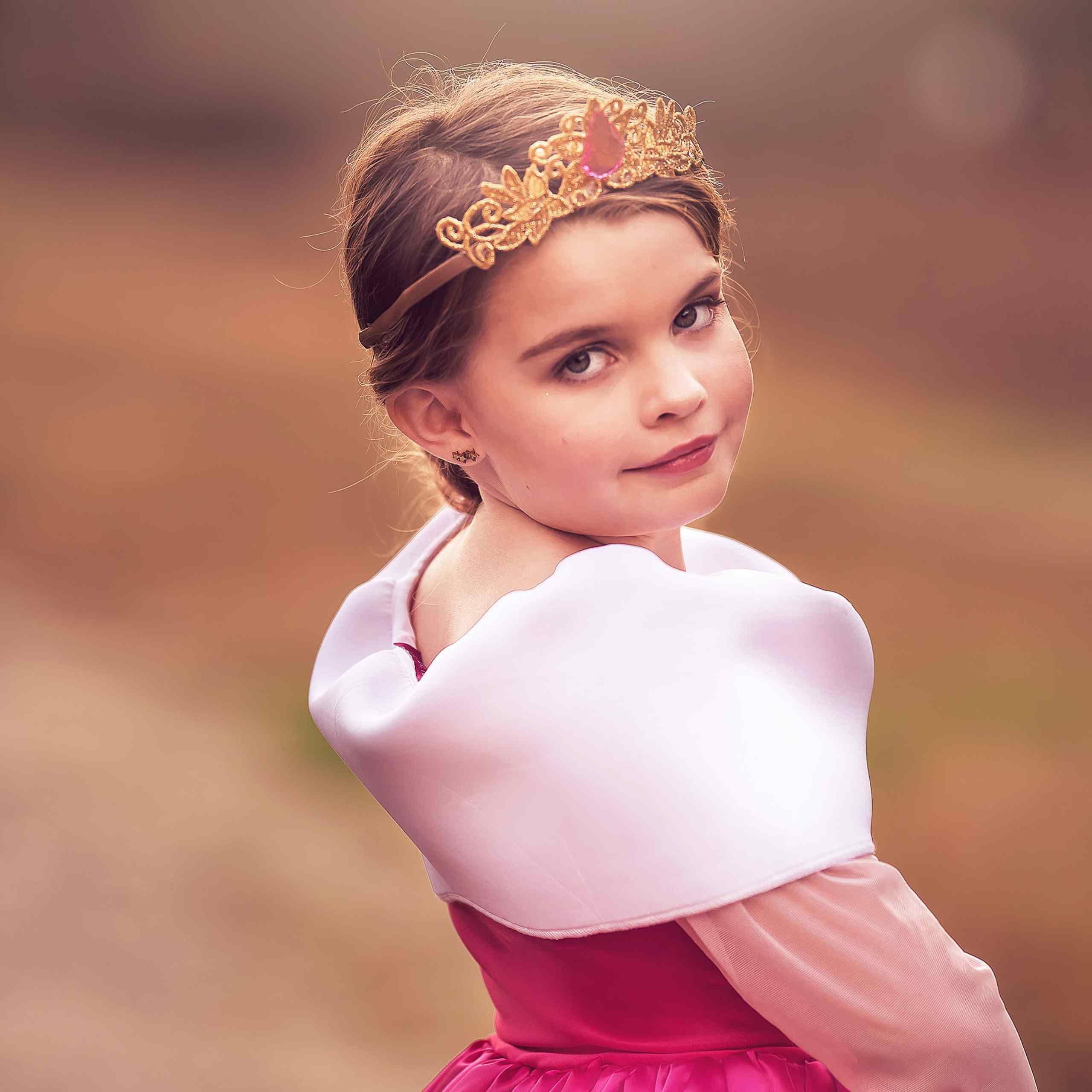 Heart of Gold Princess Crown - Pink - Image 3