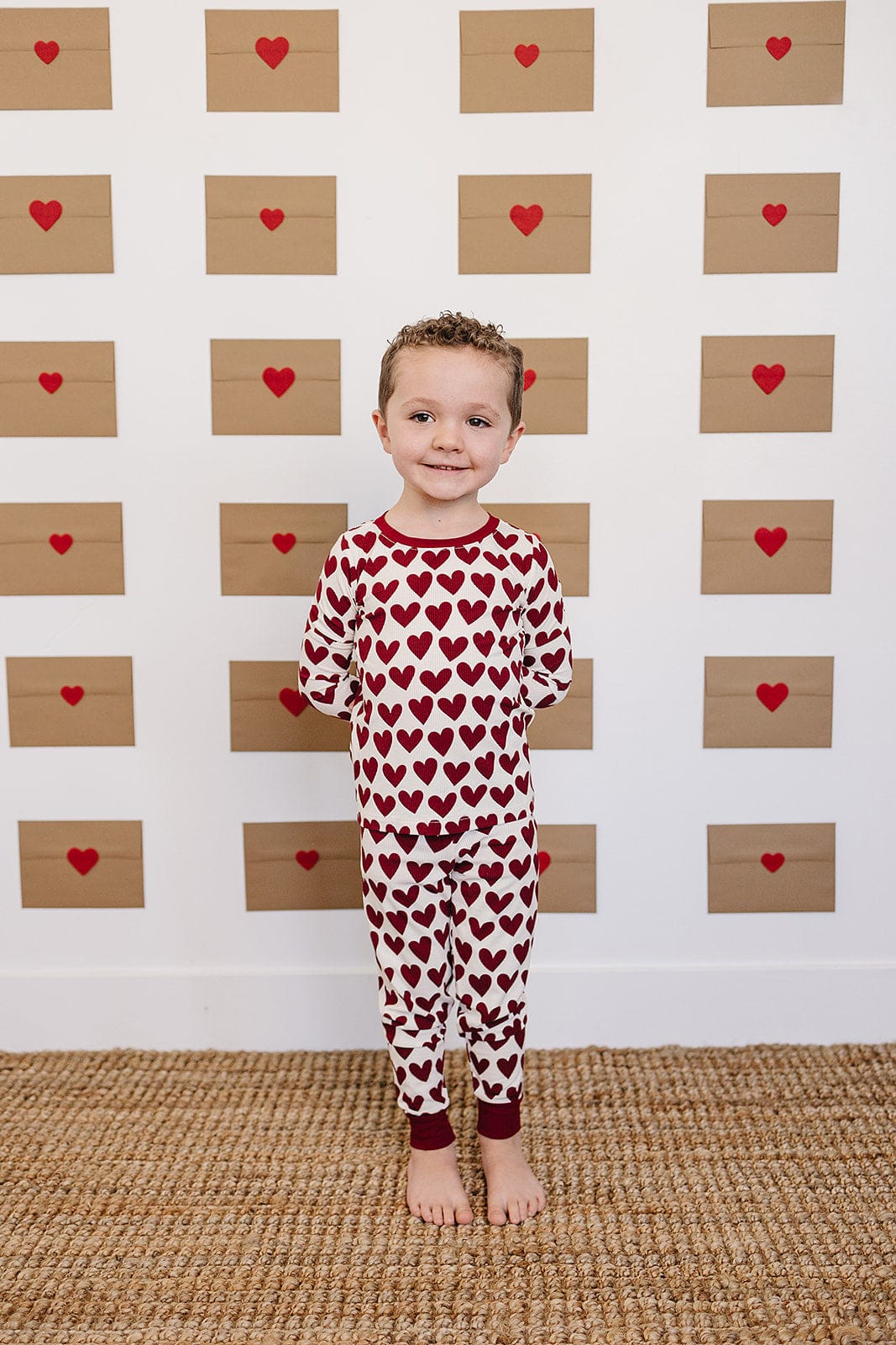 Hearts Ribbed Bamboo Cozy Set - Image 2