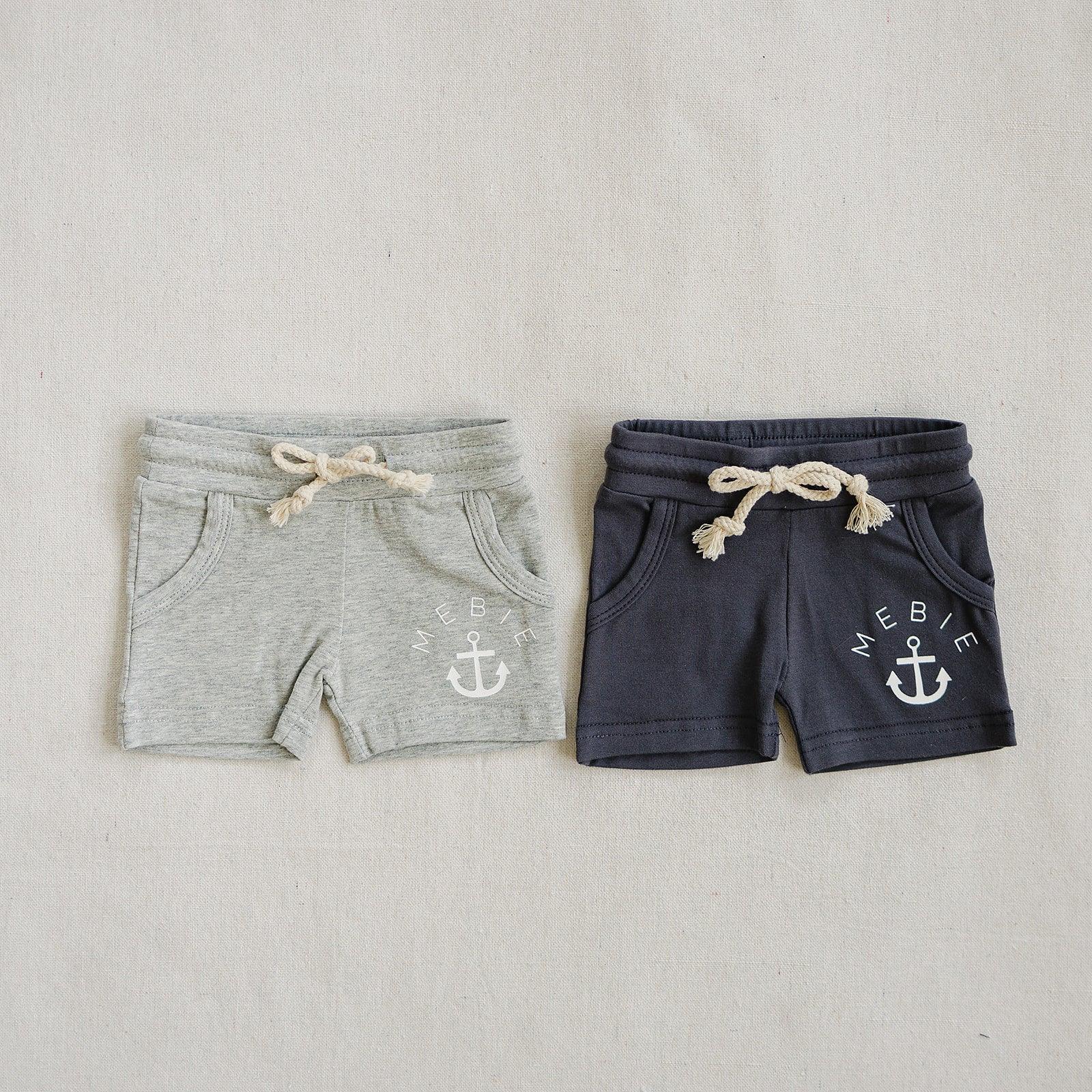 Heather Grey Pocket Cotton Shorts - Image 5