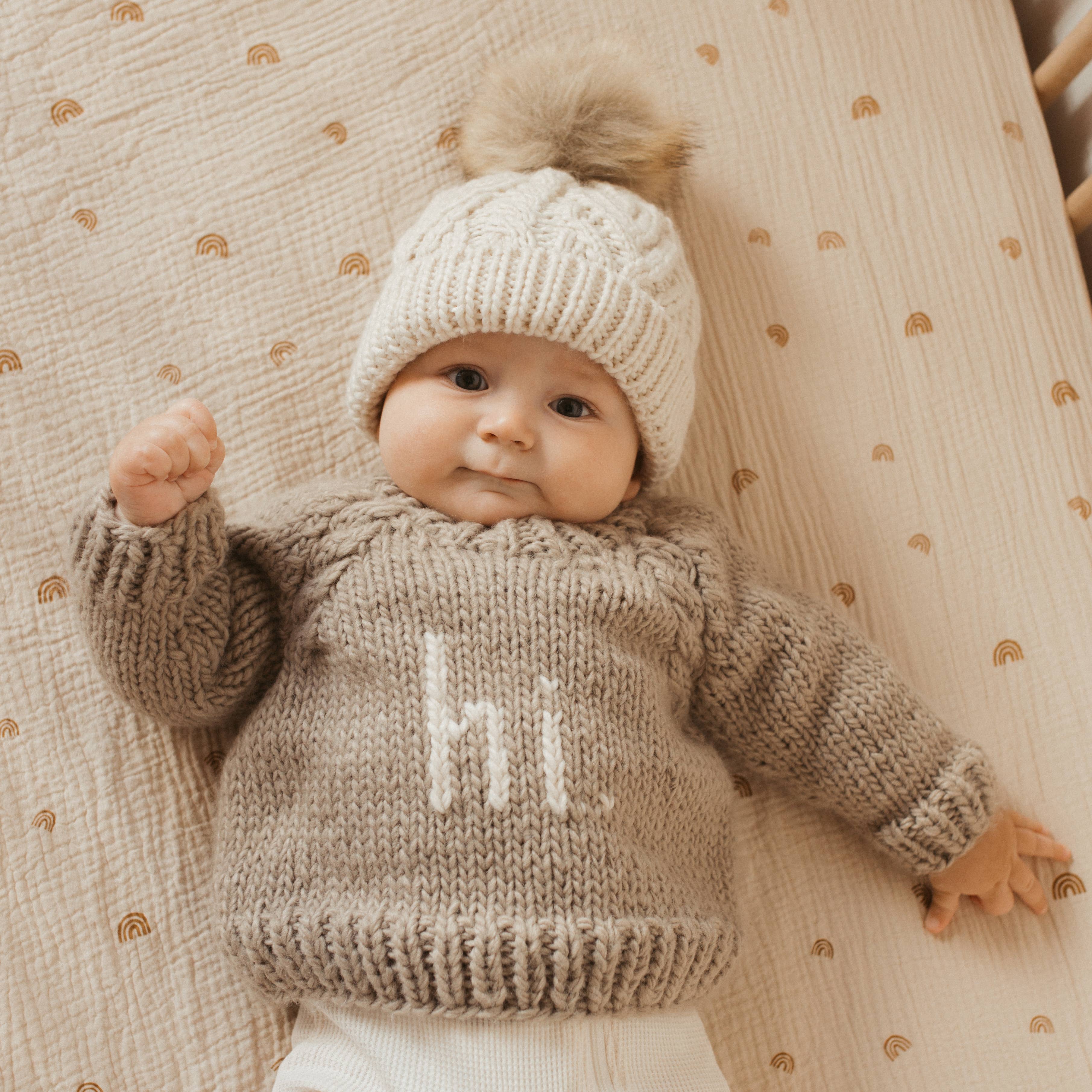 Hi. Pebble Crew Neck Sweater for Baby - Image 3