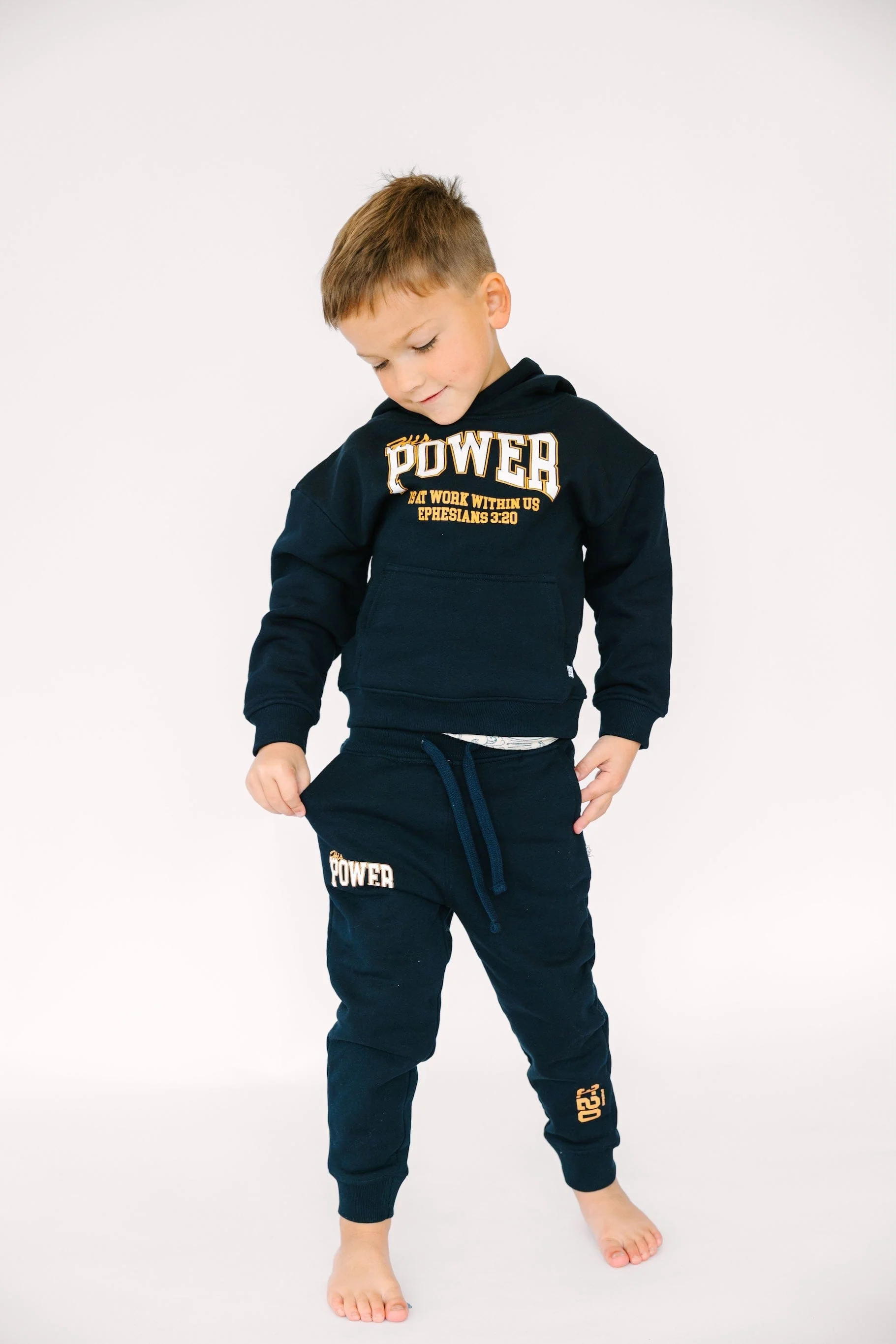 His Power Cotton Fleece Jogger - Image 5
