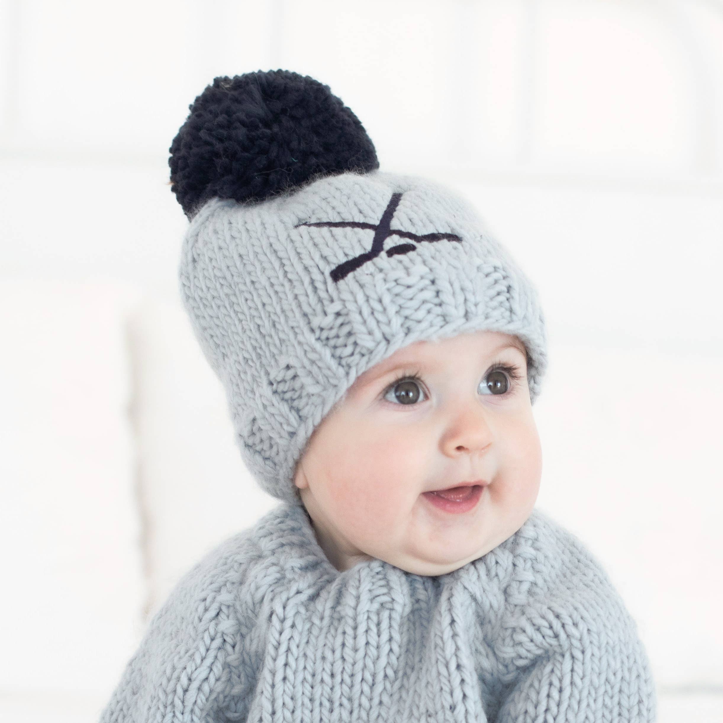 Hockey Beanie Hat for Baby & Kids - Ice Grey - Image 3