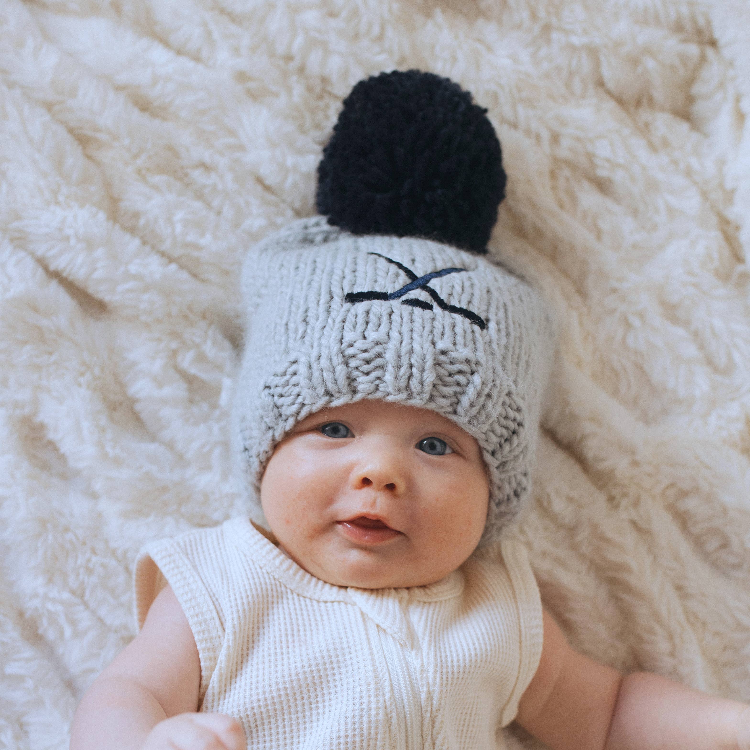 Hockey Beanie Hat for Baby & Kids - Ice Grey - Image 4