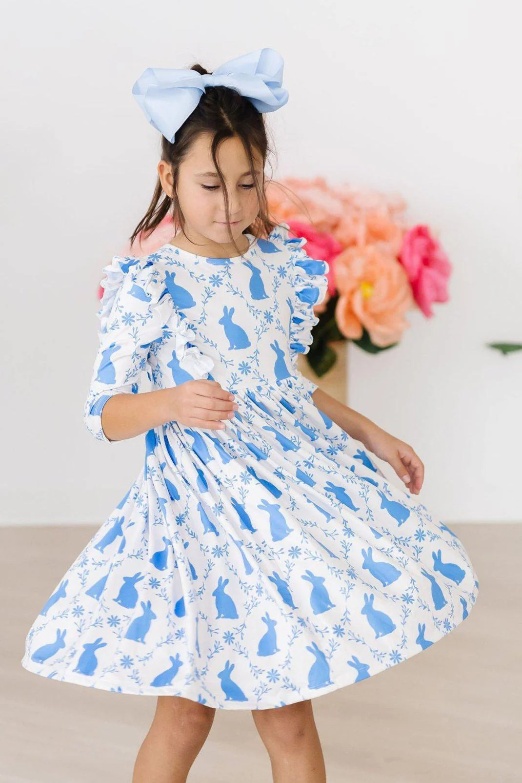 Hop 'til You Drop Ruffle Twirl Dress - Image 4