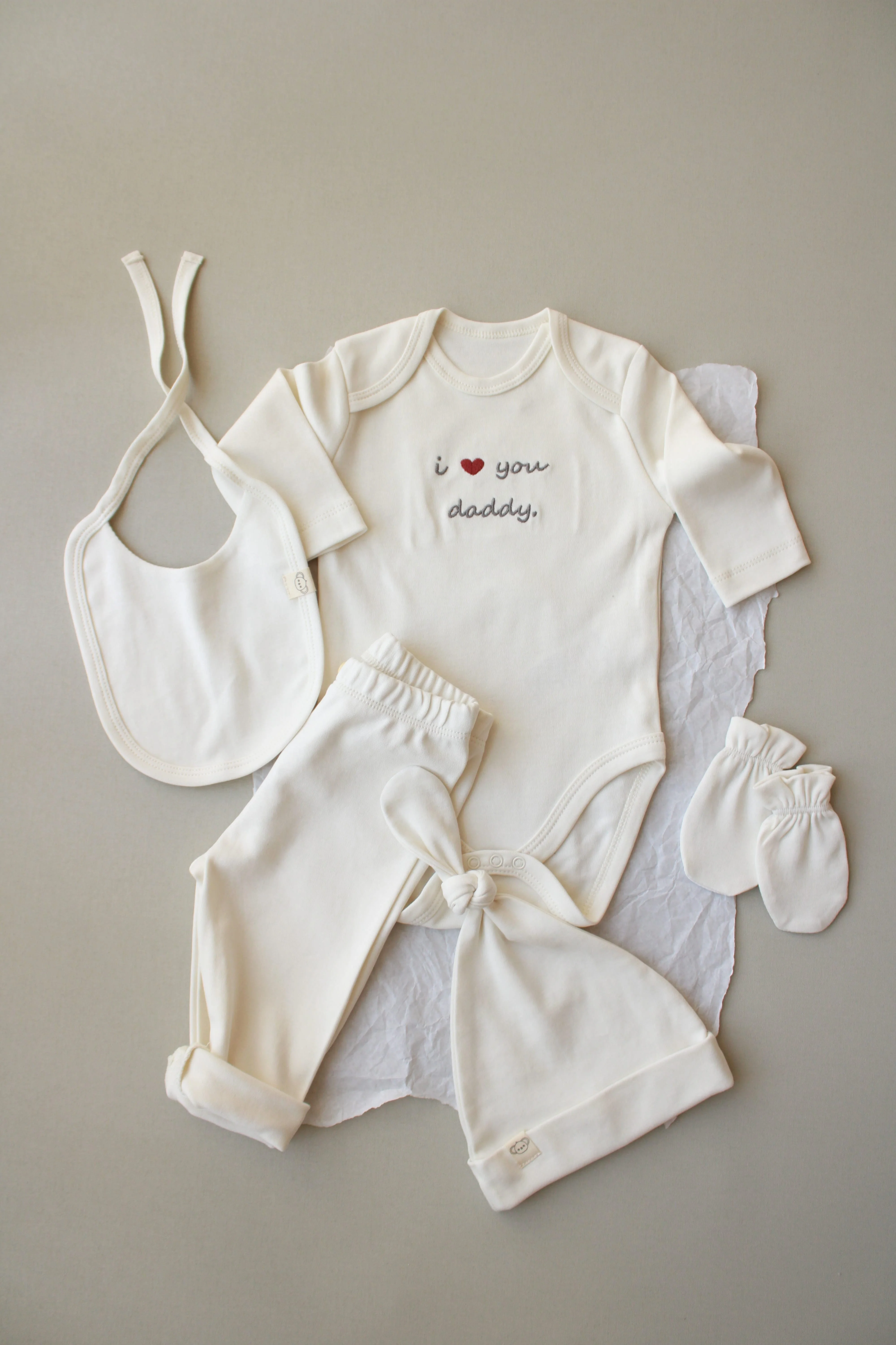 I Love You Daddy Newborn 5 Piece Set - Image 2