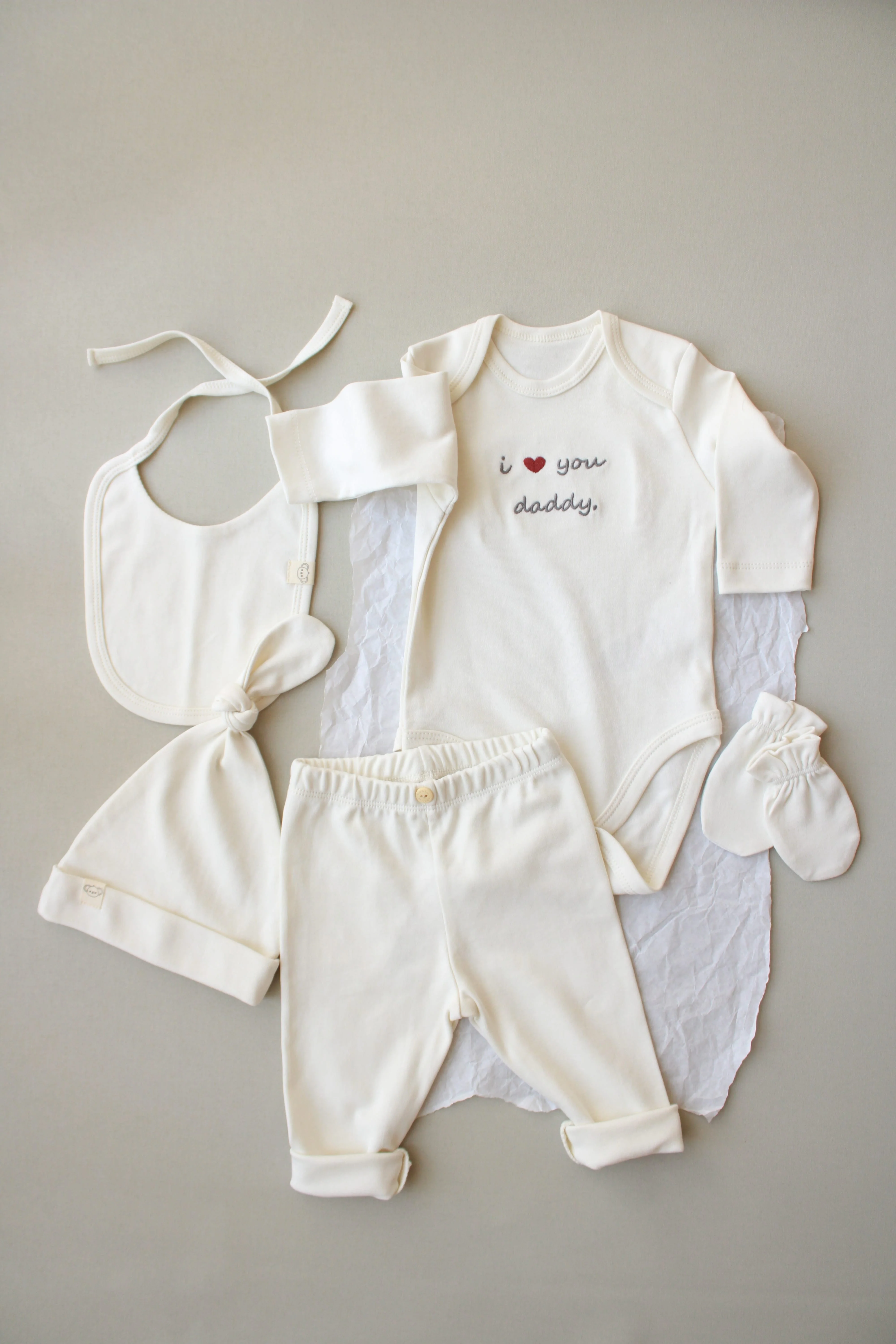 I Love You Daddy Newborn 5 Piece Set - Image 5