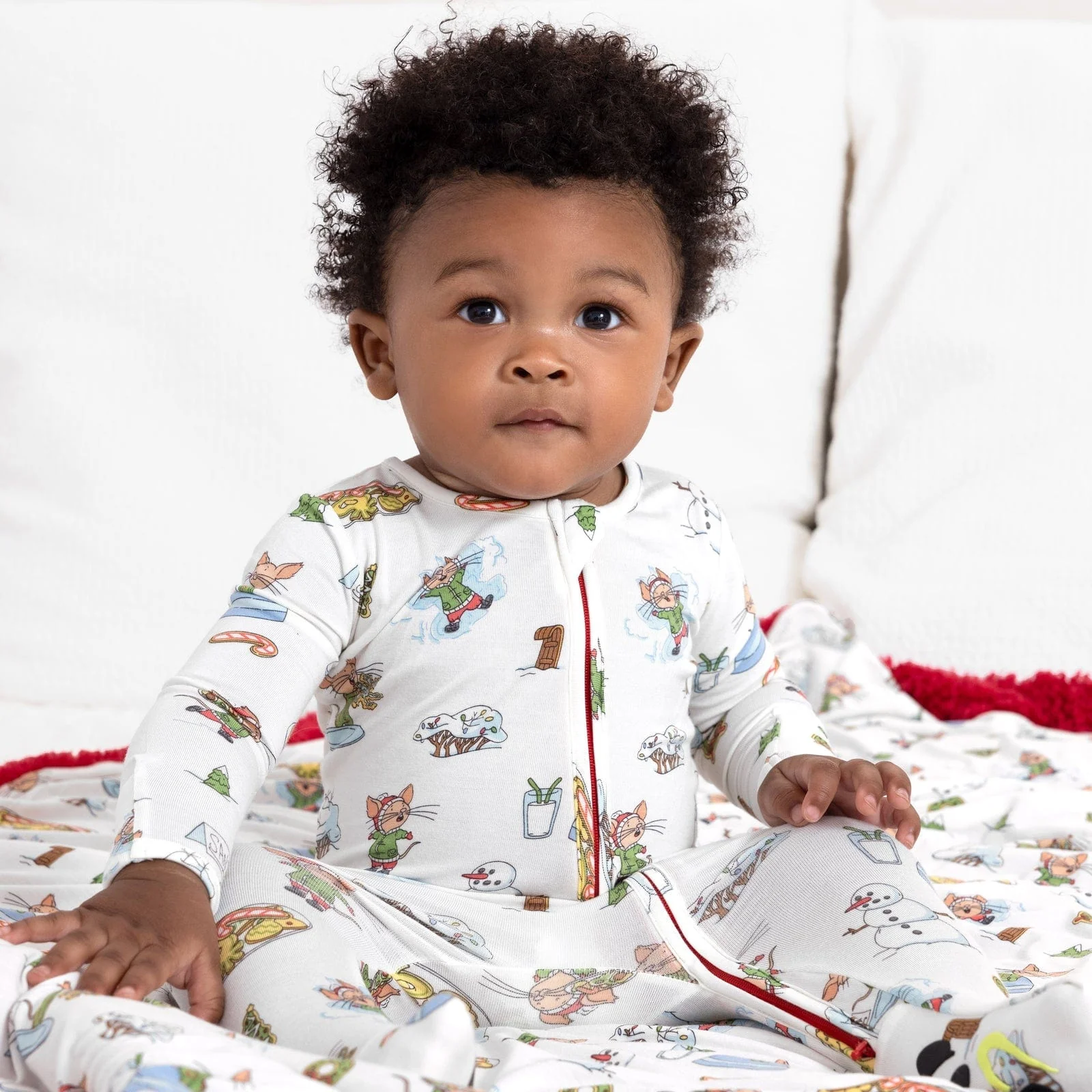 Bamboo Convertible Footie Romper - If You Give A Mouse A Cookie