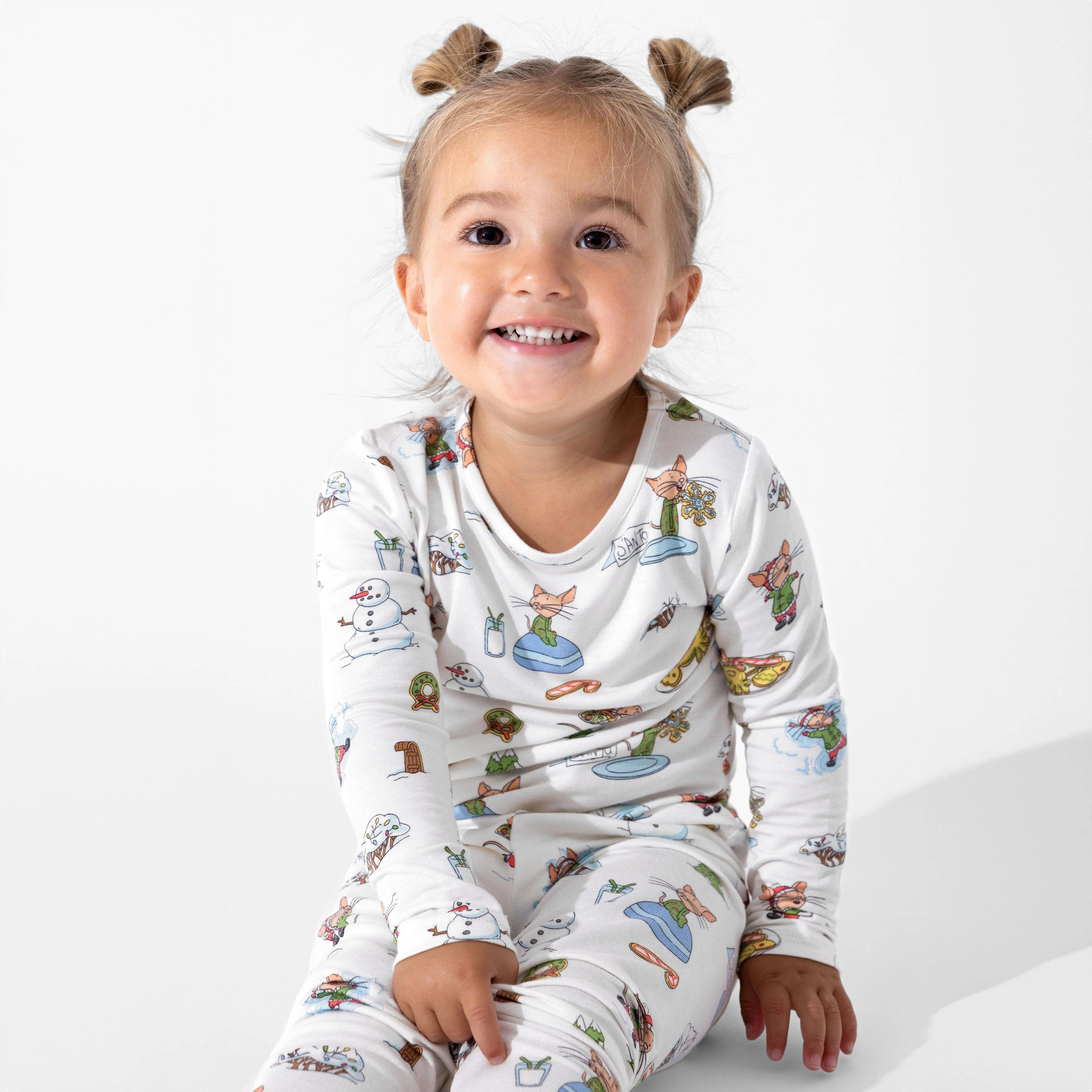 Bamboo Long Sleeve Pajama Set - If You Give A Mouse A Cookie - Image 4