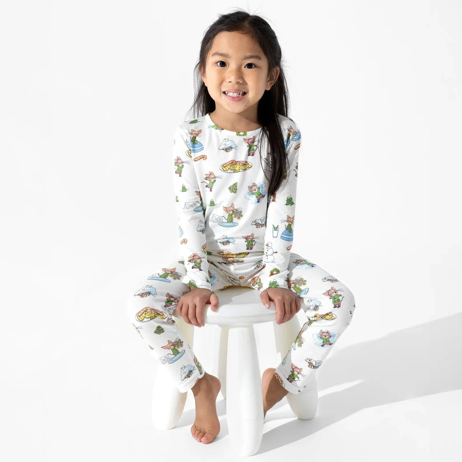 Bamboo Long Sleeve Pajama Set - If You Give A Mouse A Cookie - Image 5