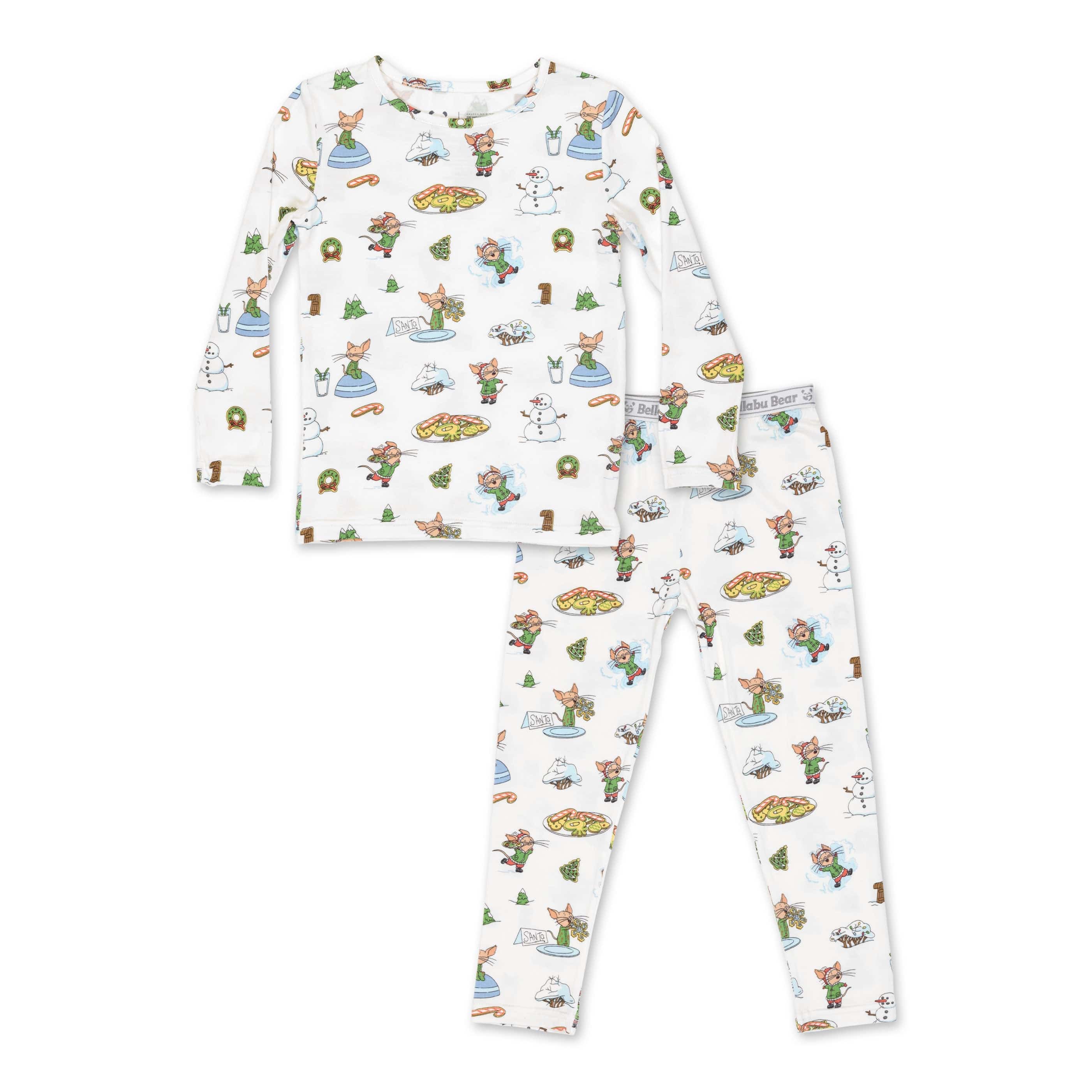 Bamboo Long Sleeve Pajama Set - If You Give A Mouse A Cookie - Image 6