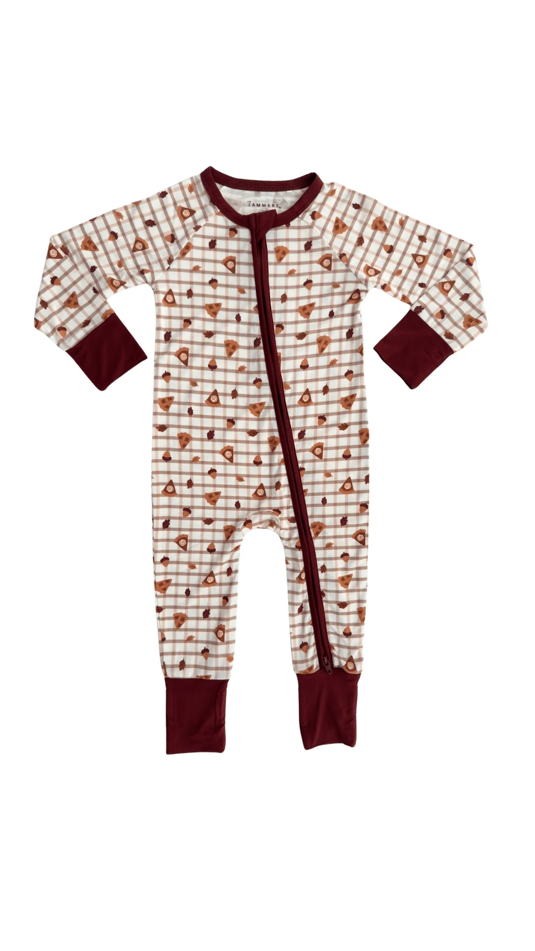 Bamboo Convertible Footie Romper - Spiced Pie - Image 5