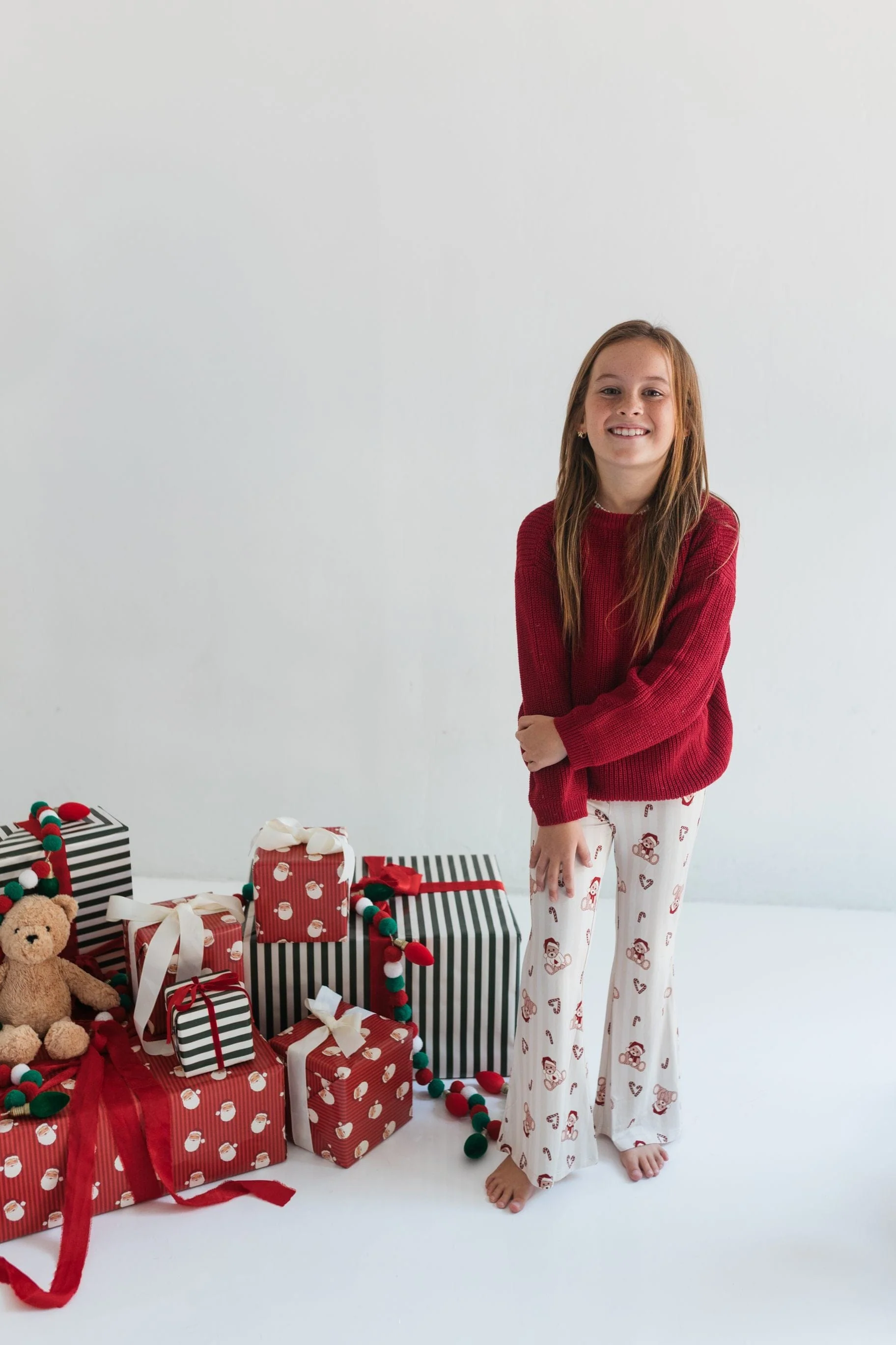 Bamboo Flare Pant - Bear-y Merry - Image 4