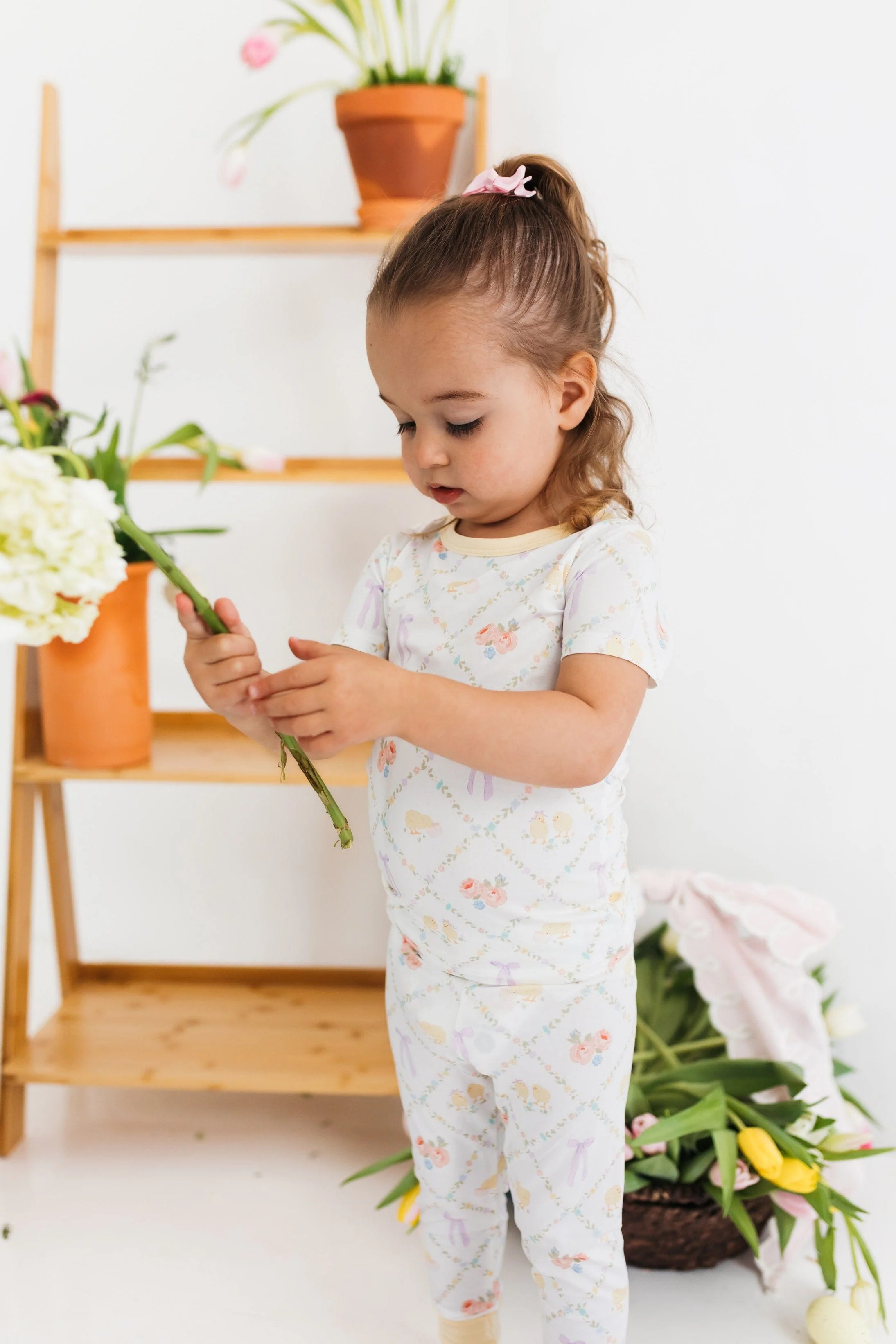 Bamboo Long Sleeve Pajama Set - Peep and Petal - Image 2