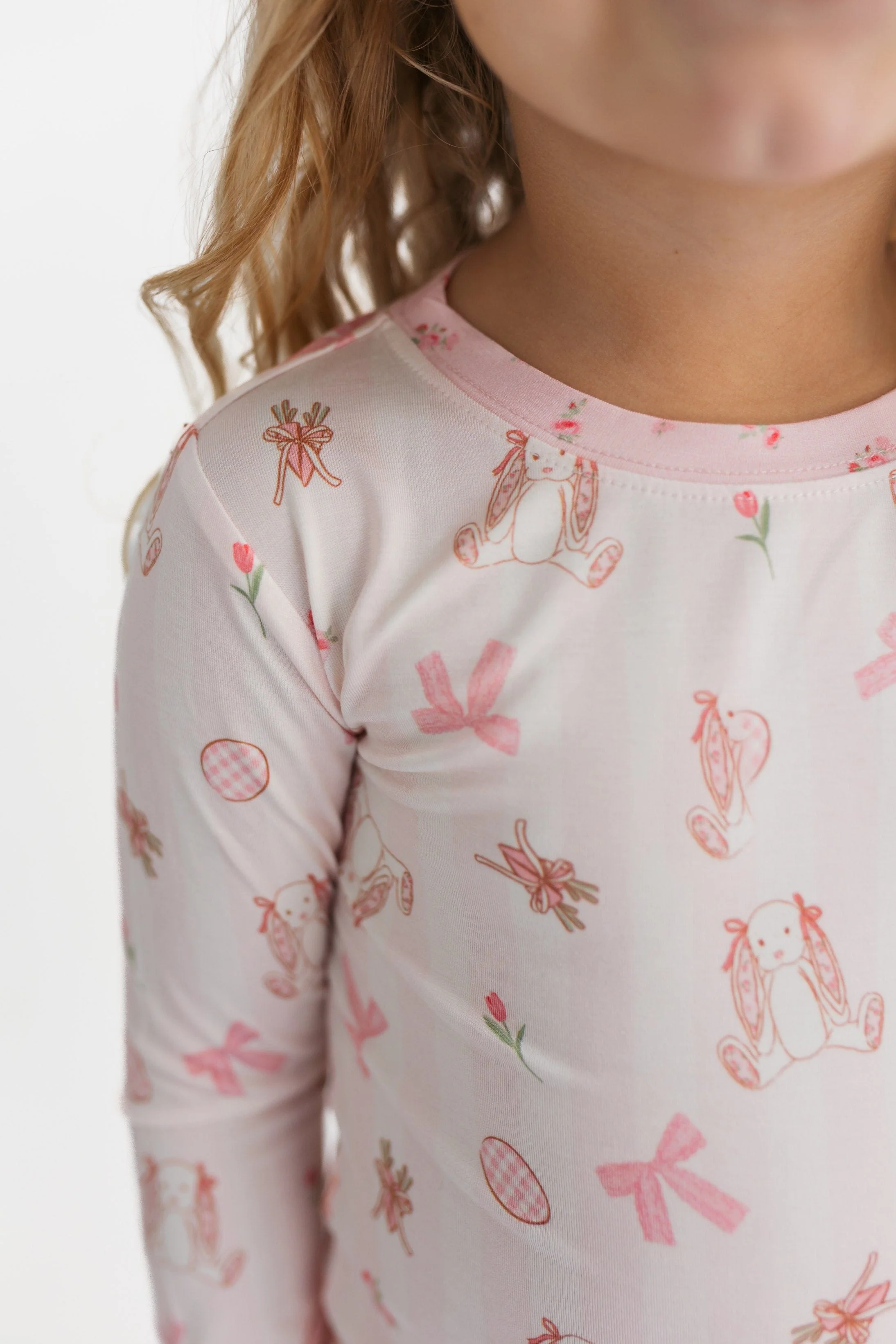 Bamboo Long Sleeve Pajama Set - Rosie Rabbit - Image 2
