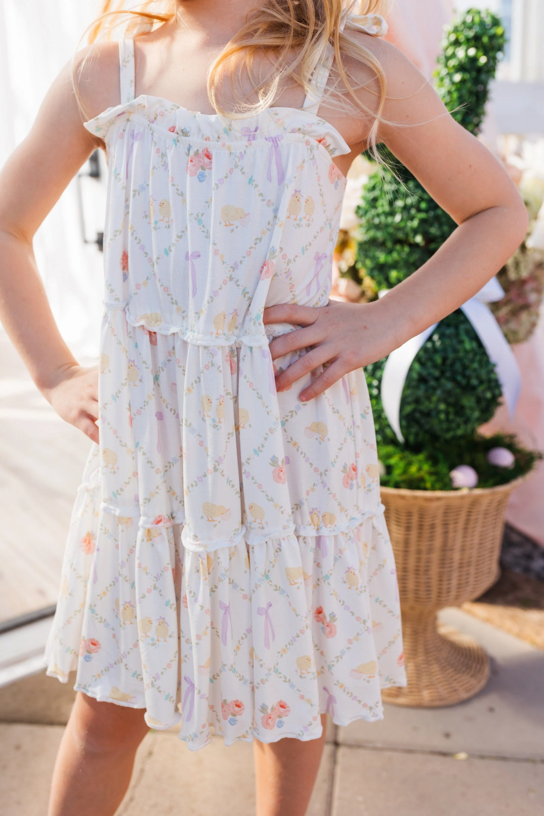 Bamboo Tier Twirl Dress - Peep and Petal - Image 2