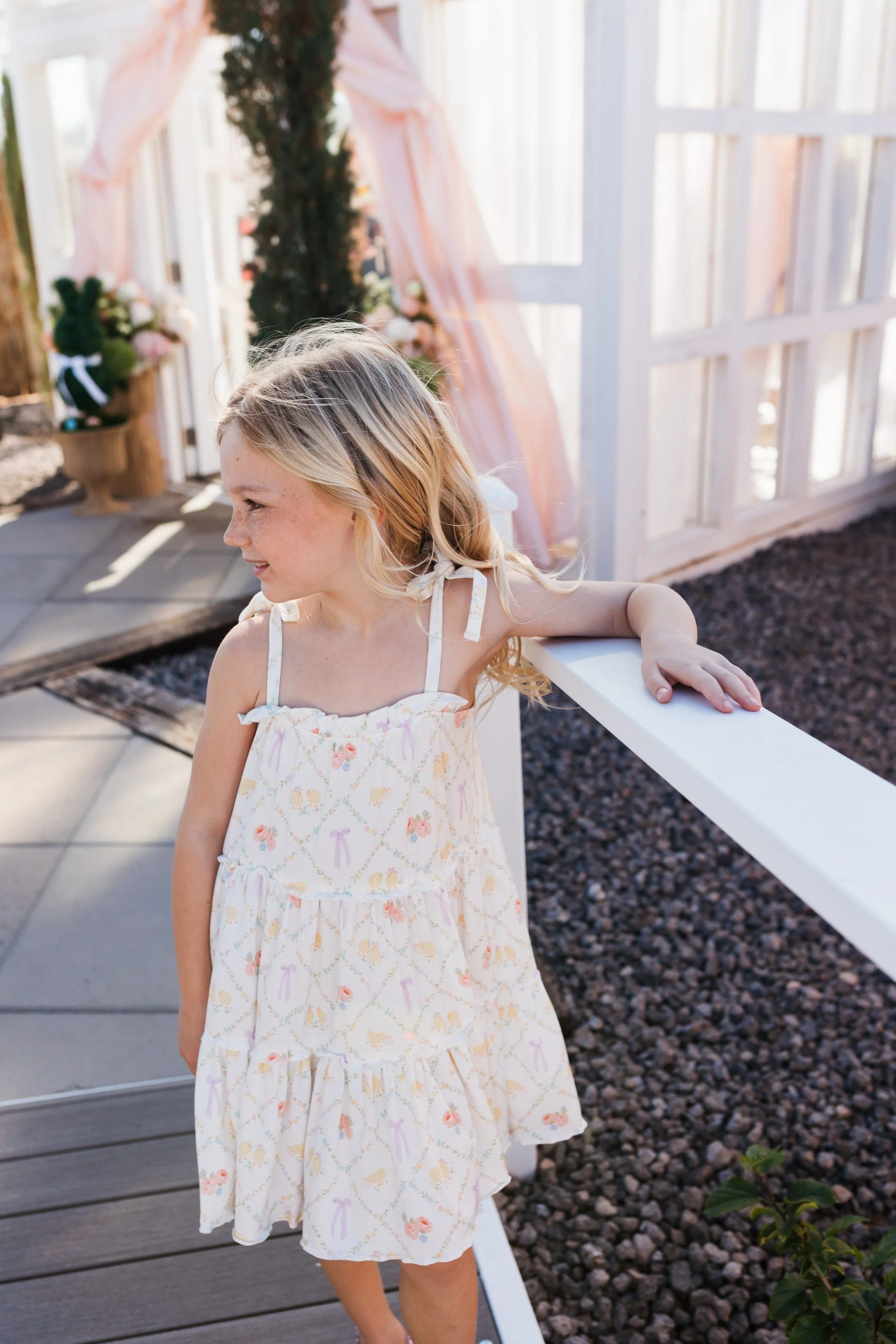 Bamboo Tier Twirl Dress - Peep and Petal - Image 3