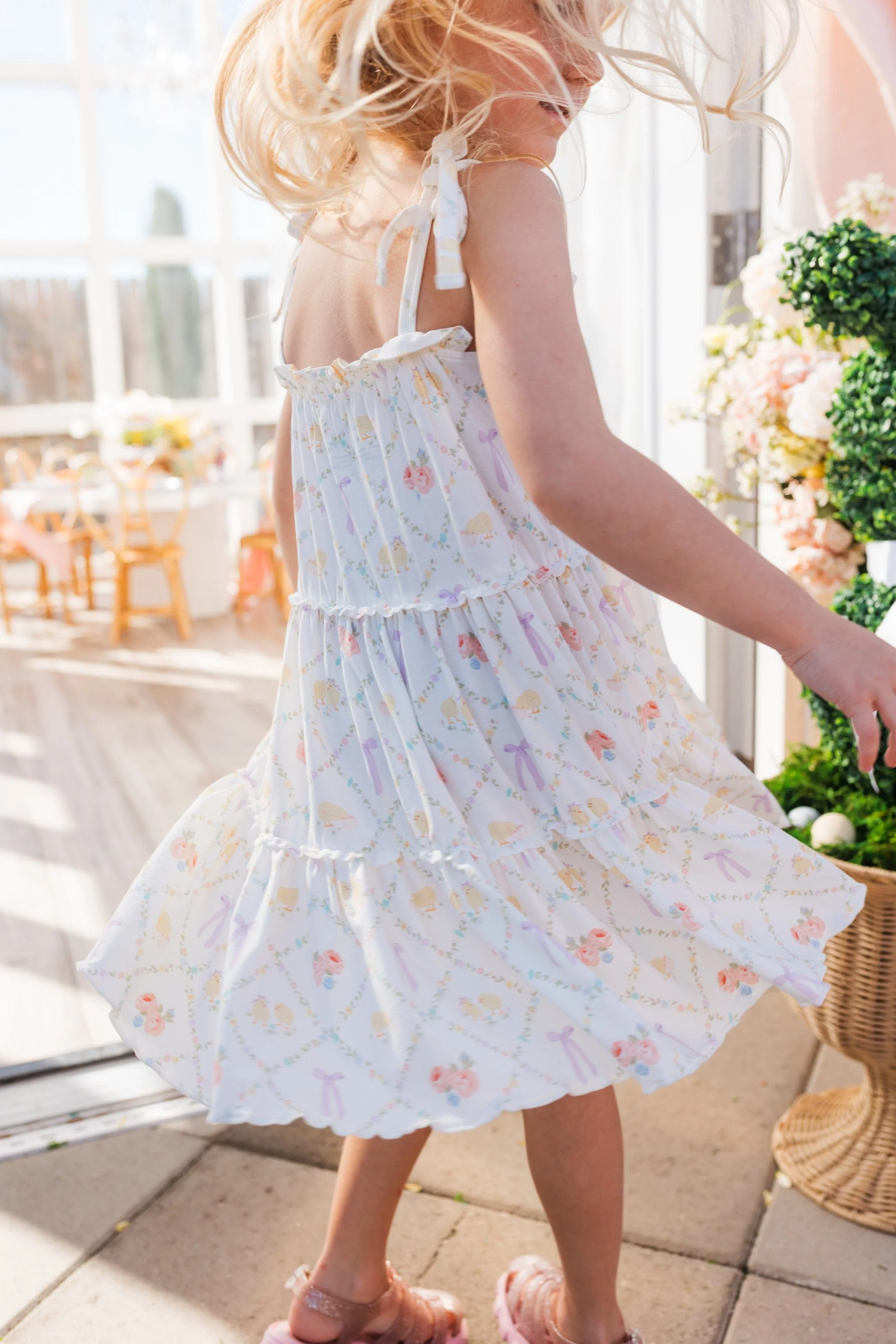 Bamboo Tier Twirl Dress - Peep and Petal - Image 4
