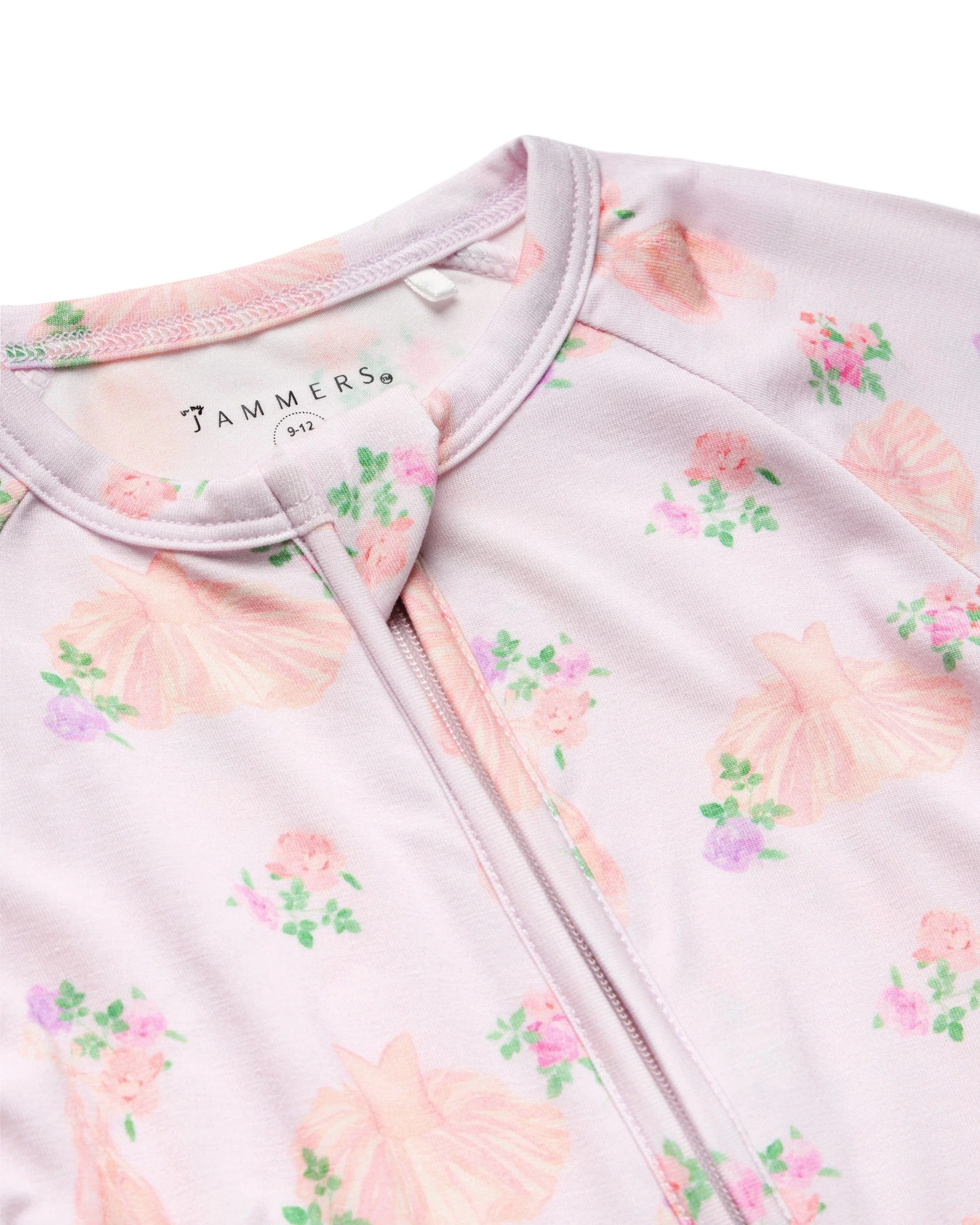 Bamboo Convertible Footie Romper - Ballerina - Image 6
