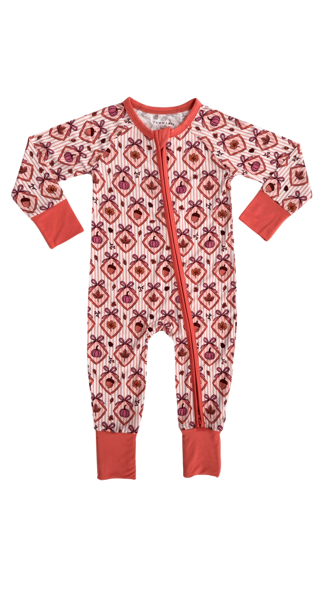 Bamboo Convertible Footie Romper - Fall Snuggles - Image 3