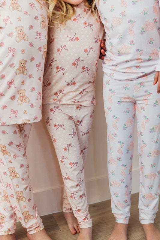 Bamboo Long Sleeve Pajama Set - Ballerina - Image 4