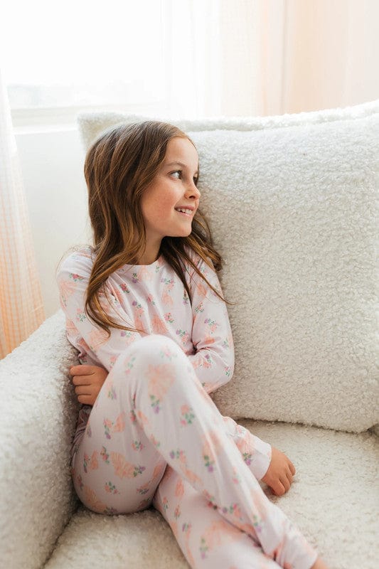 Bamboo Long Sleeve Pajama Set - Ballerina - Image 6