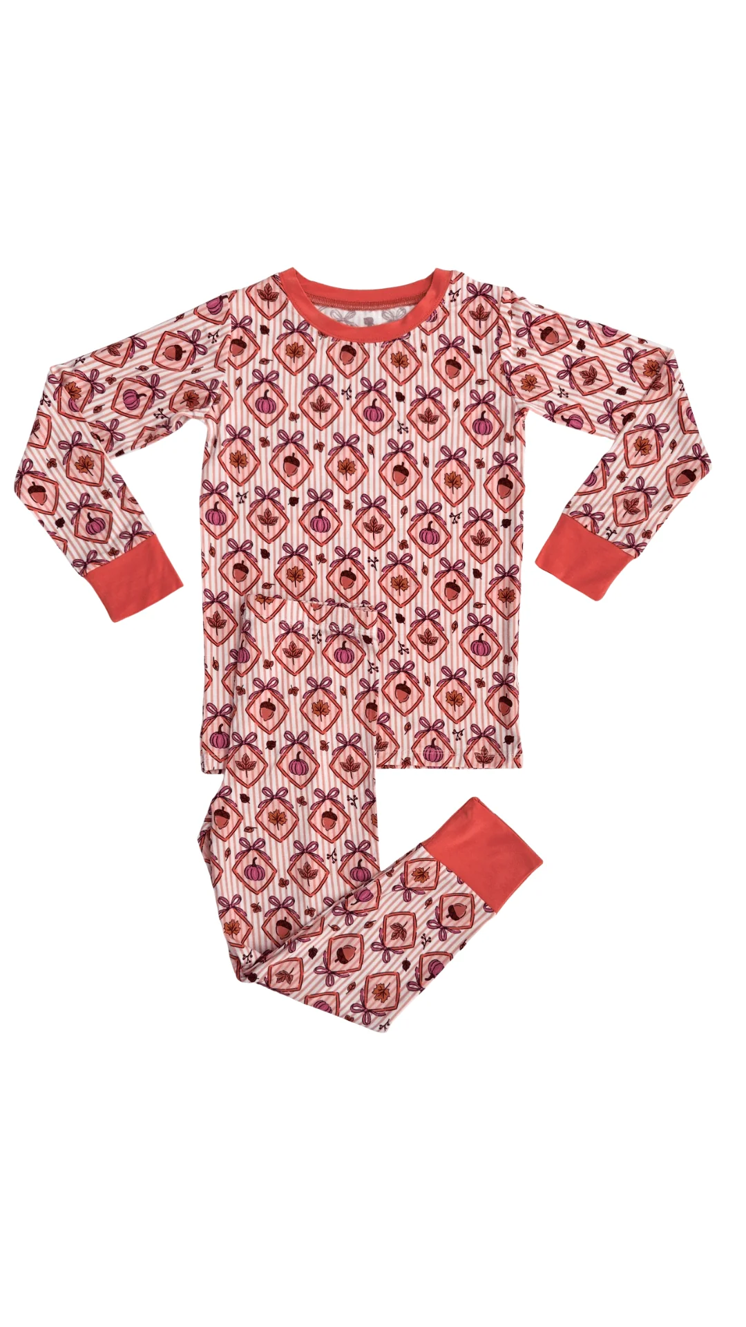 Bamboo Long Sleeve Pajama Set - Fall Snuggles - Image 4
